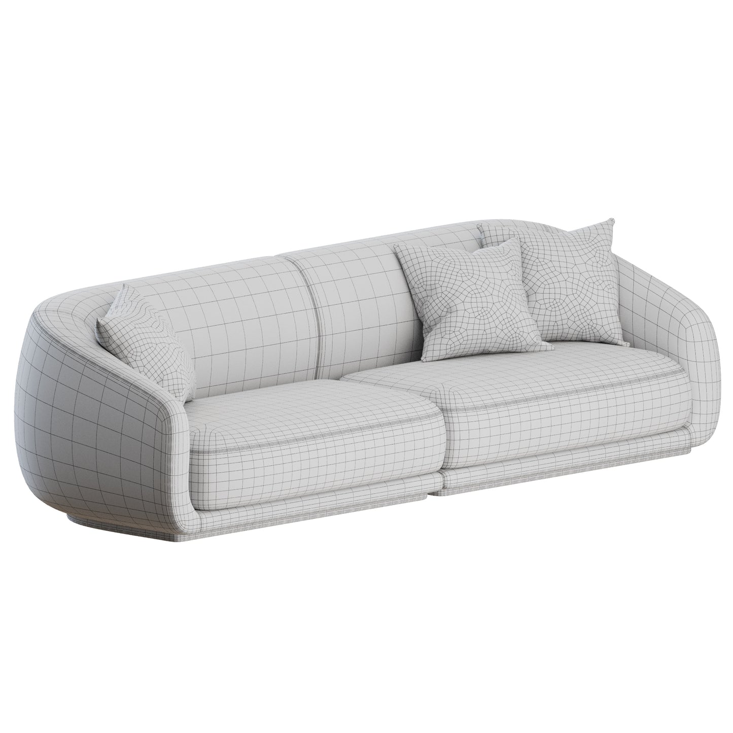 Montholon 3 Seater Sofa Wendelbo 3D Model