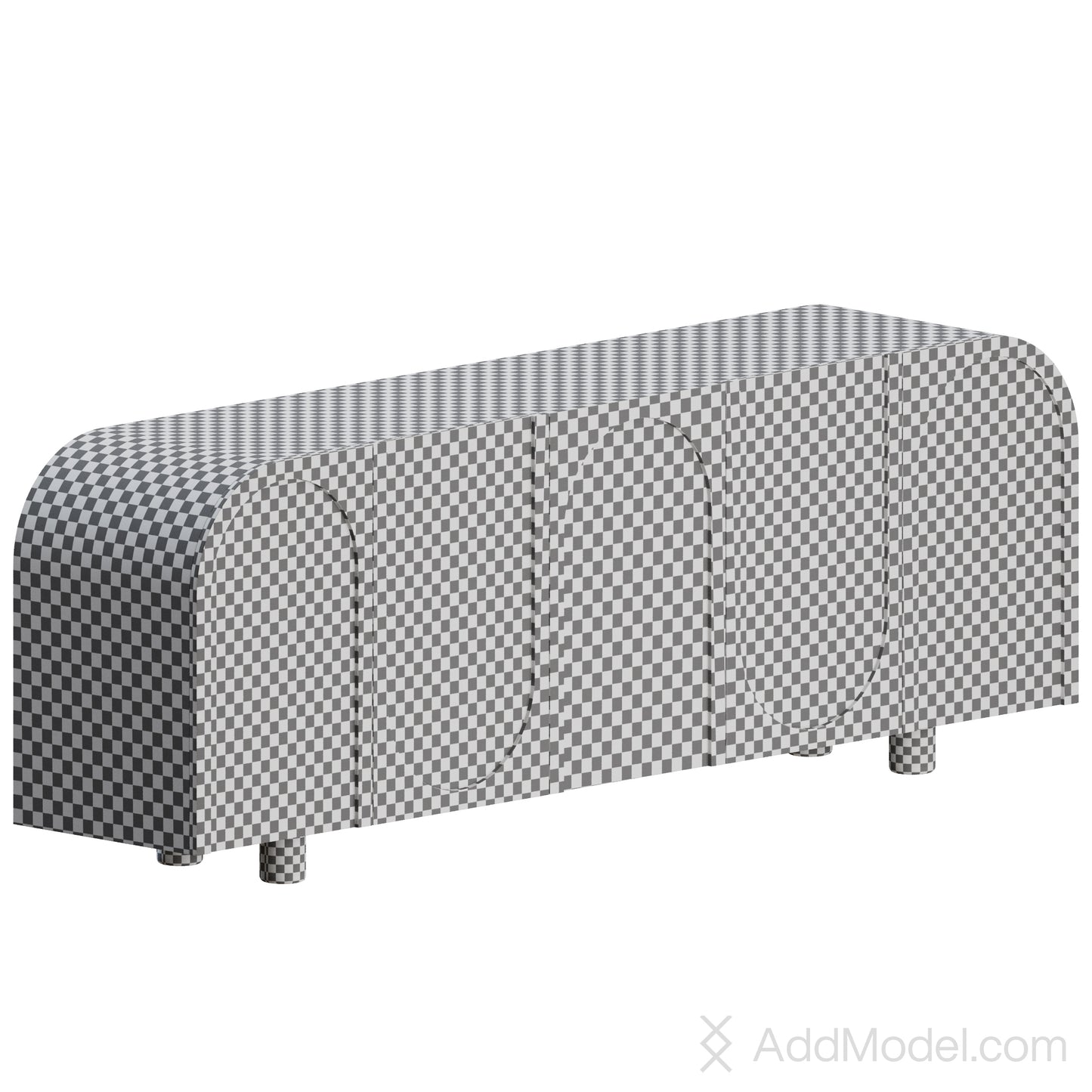 Wave Sideboard By Ana Roque Interiors 3D Model