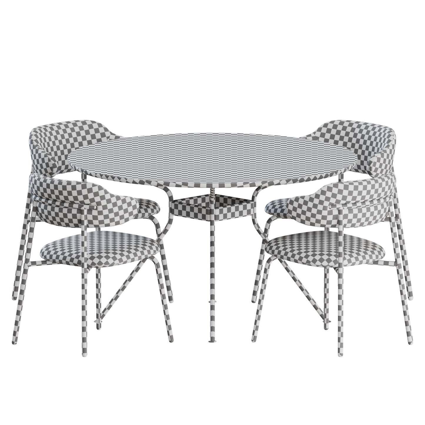 Aloa Dining Set 02 Artifort 3D Model