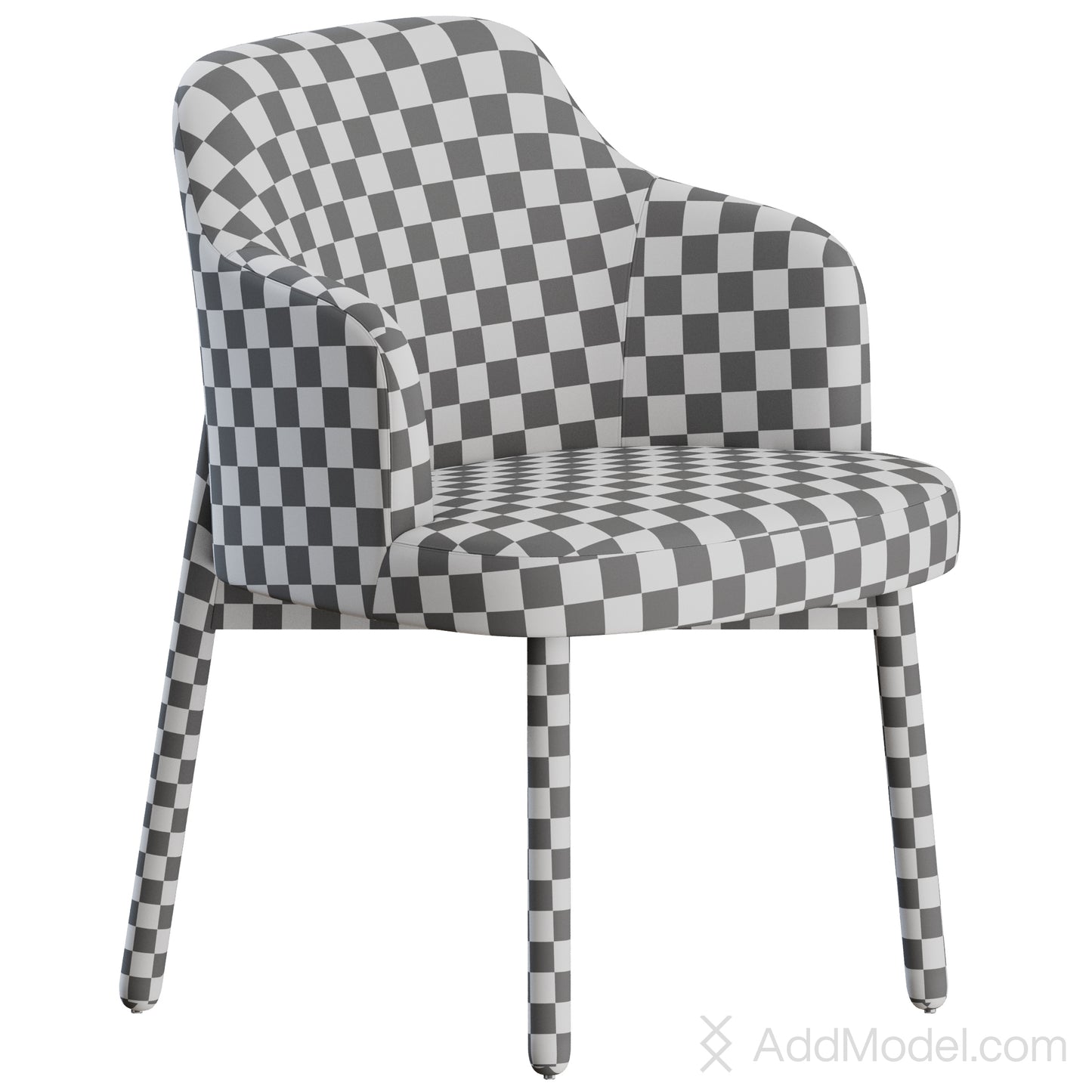 Abby Dining Chair By Porada 3D Model