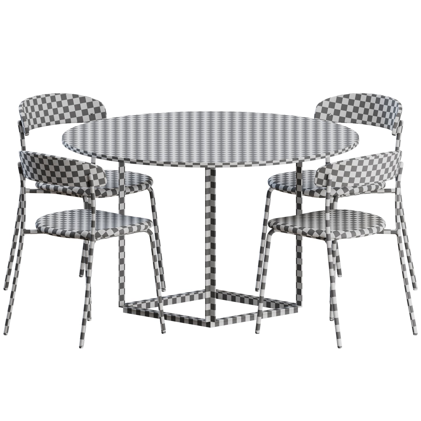 Dining Set 02 New Works 3D Model