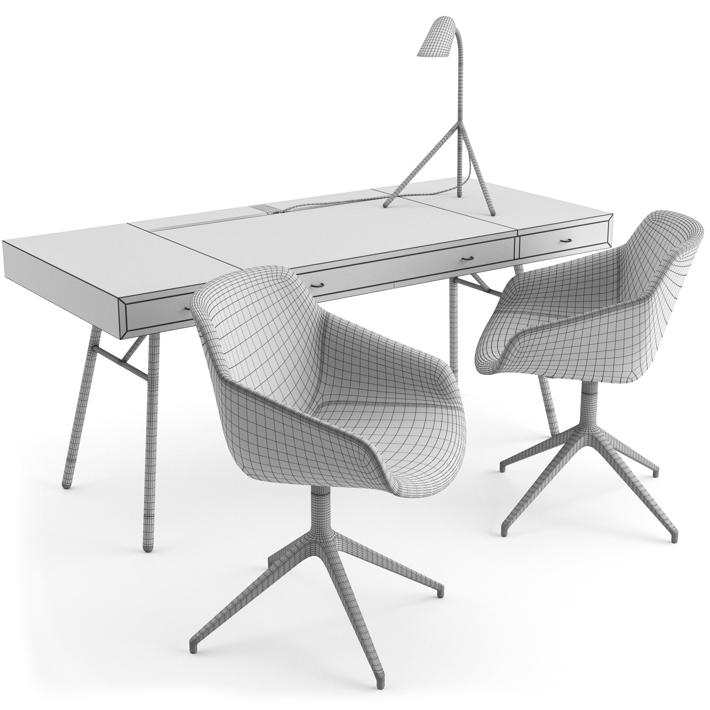 Office Set By BoConcept 3D Model