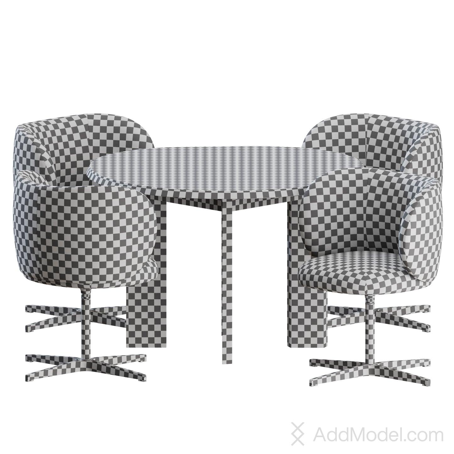 Rico Dining Set By Ferm Living 3D Model