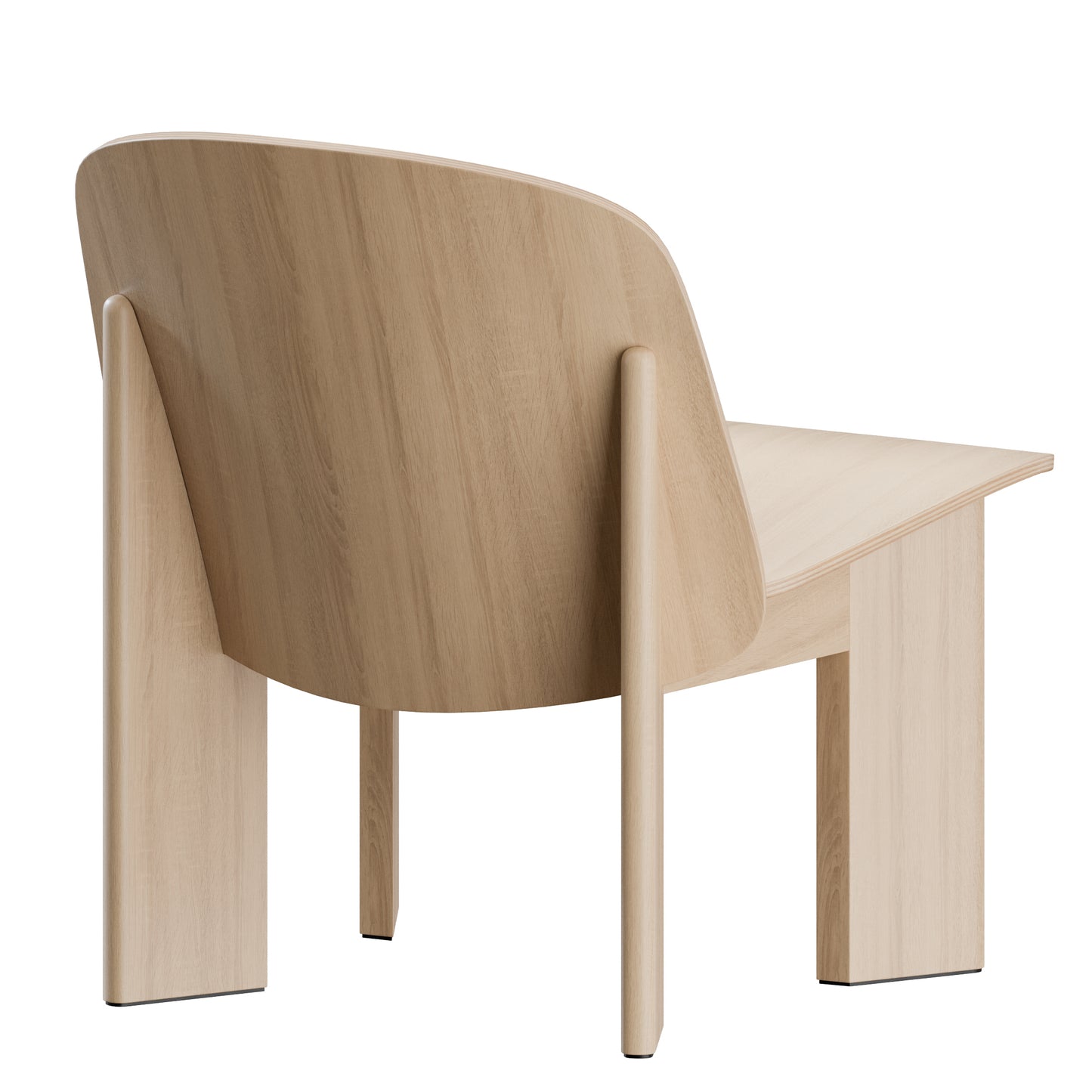 Chisel Lounge Chair Hay 3D Model