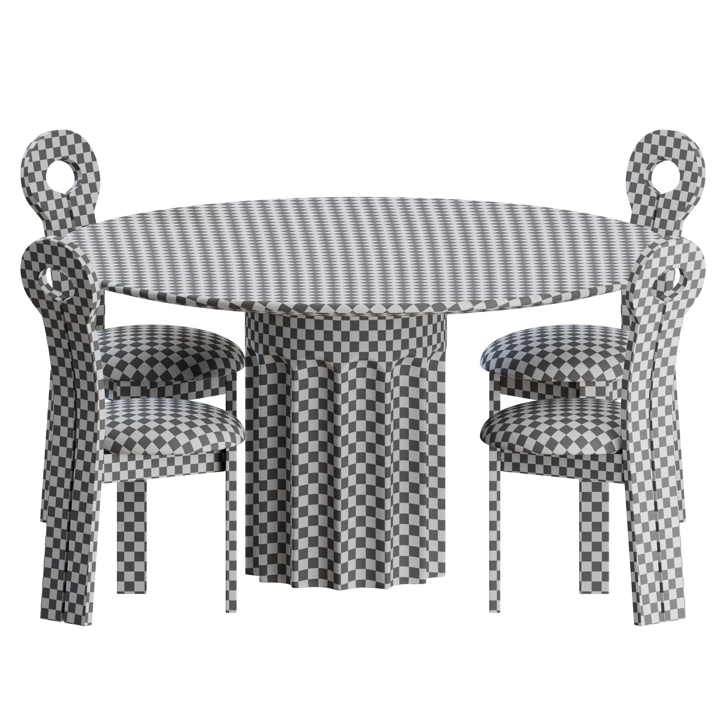Dining Set 01 By Lulu And Georgia 3D Model