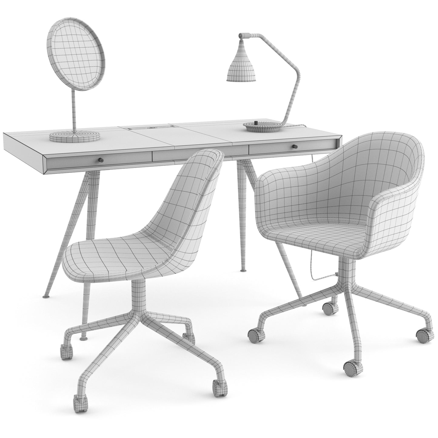 Office Set By Norr11 and Audo 3D Model