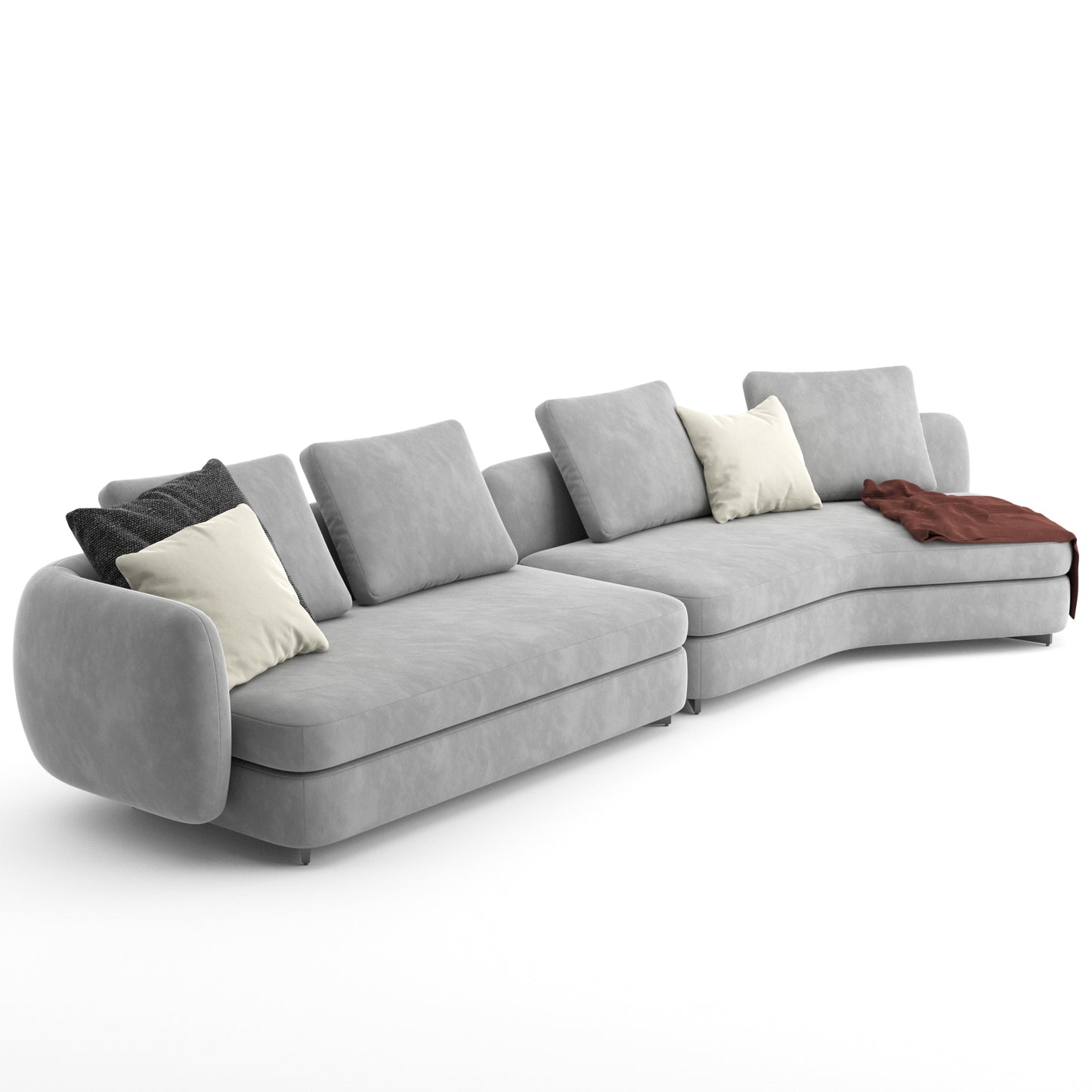 Saint Germain Sofa 03 By Poliform 3D Model