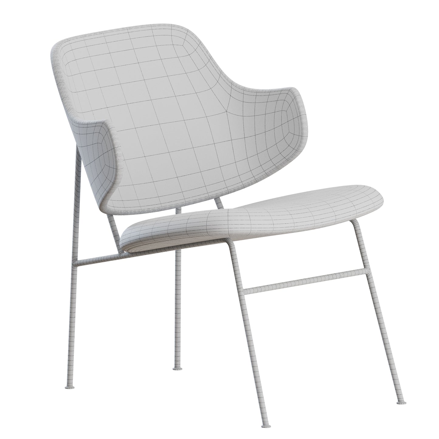 The Penguin Lounge Chair Audo 3D Model