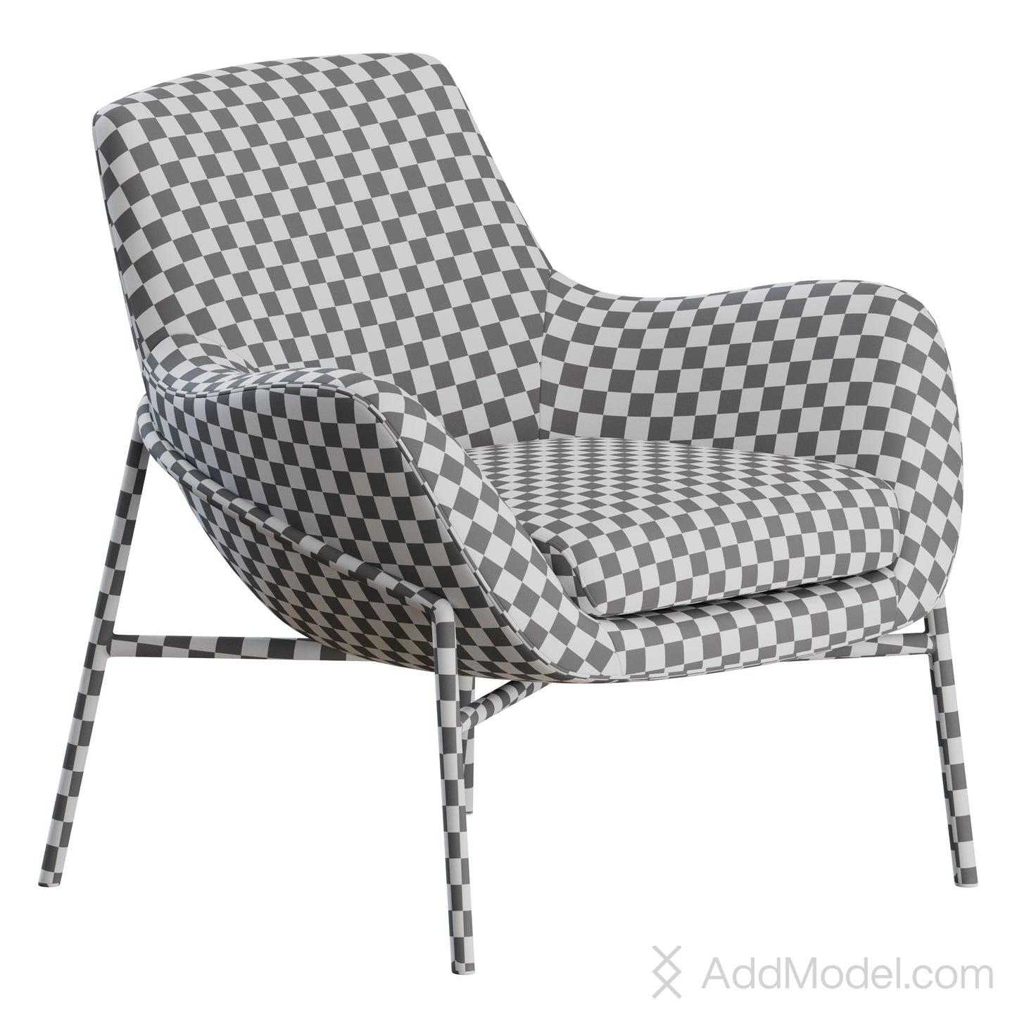 Brera Low Armchair By Marelli 3D Model