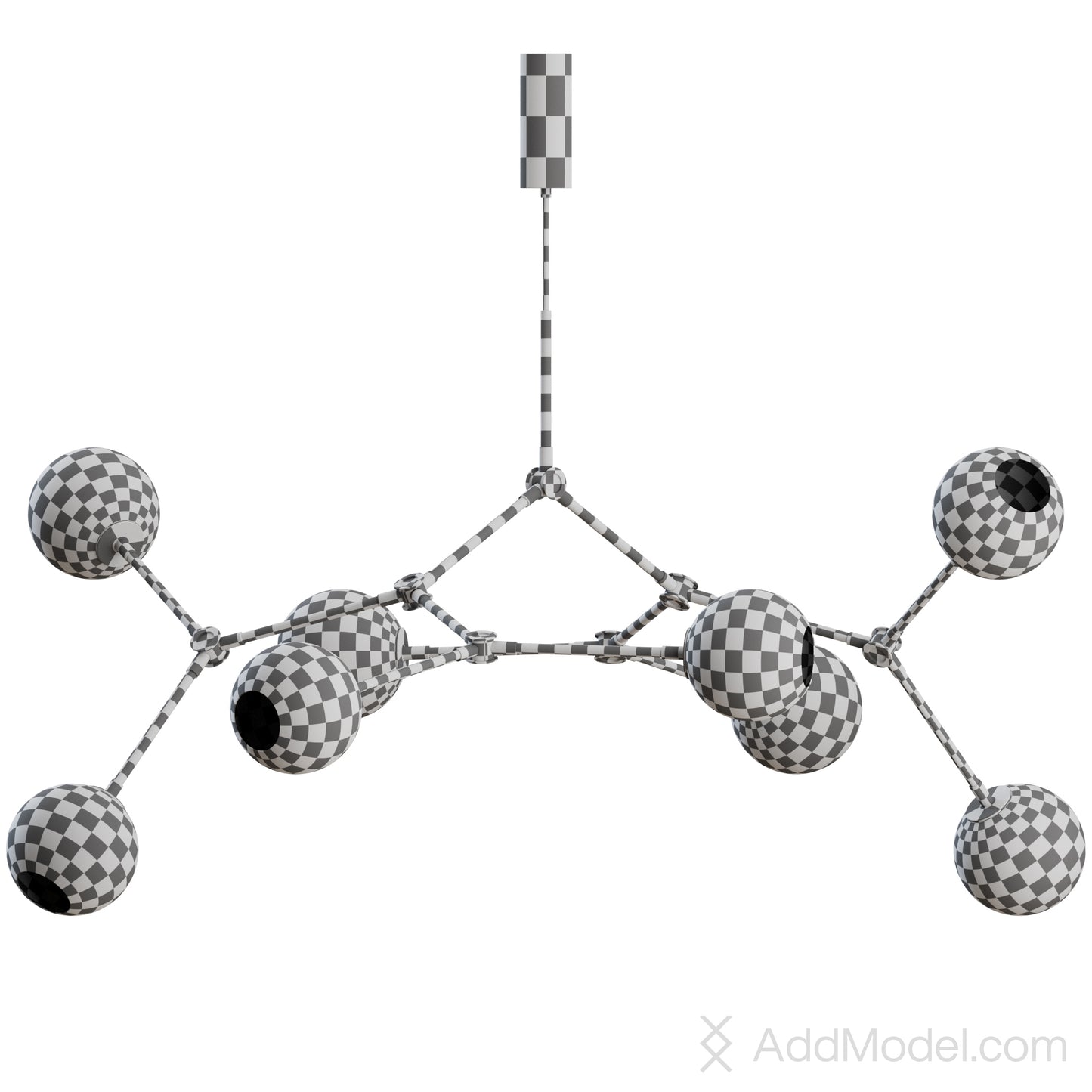 Drop Chandelier Globe By 101 Copenhagen 3D Model