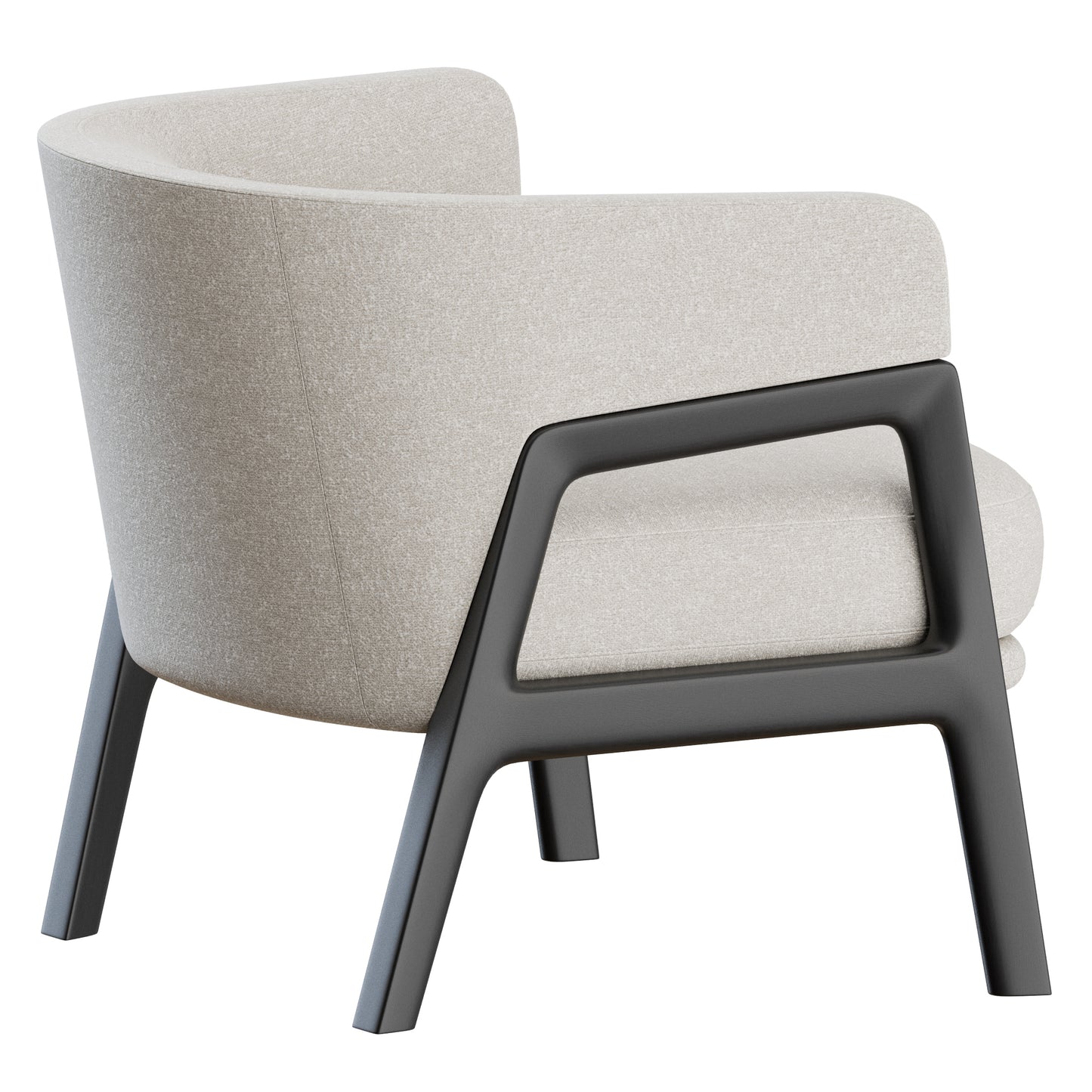 Duo Lounge Armchair Poltrona Frau 3D Model