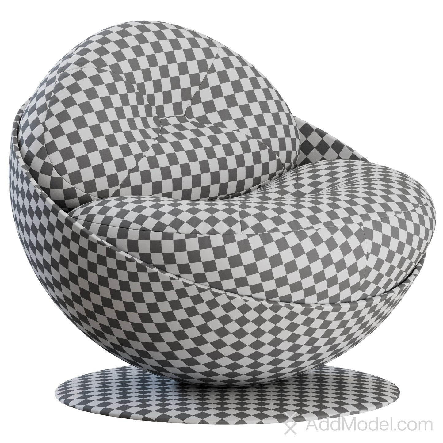 Esfera Lounge Armchair By Espasso 3D Model