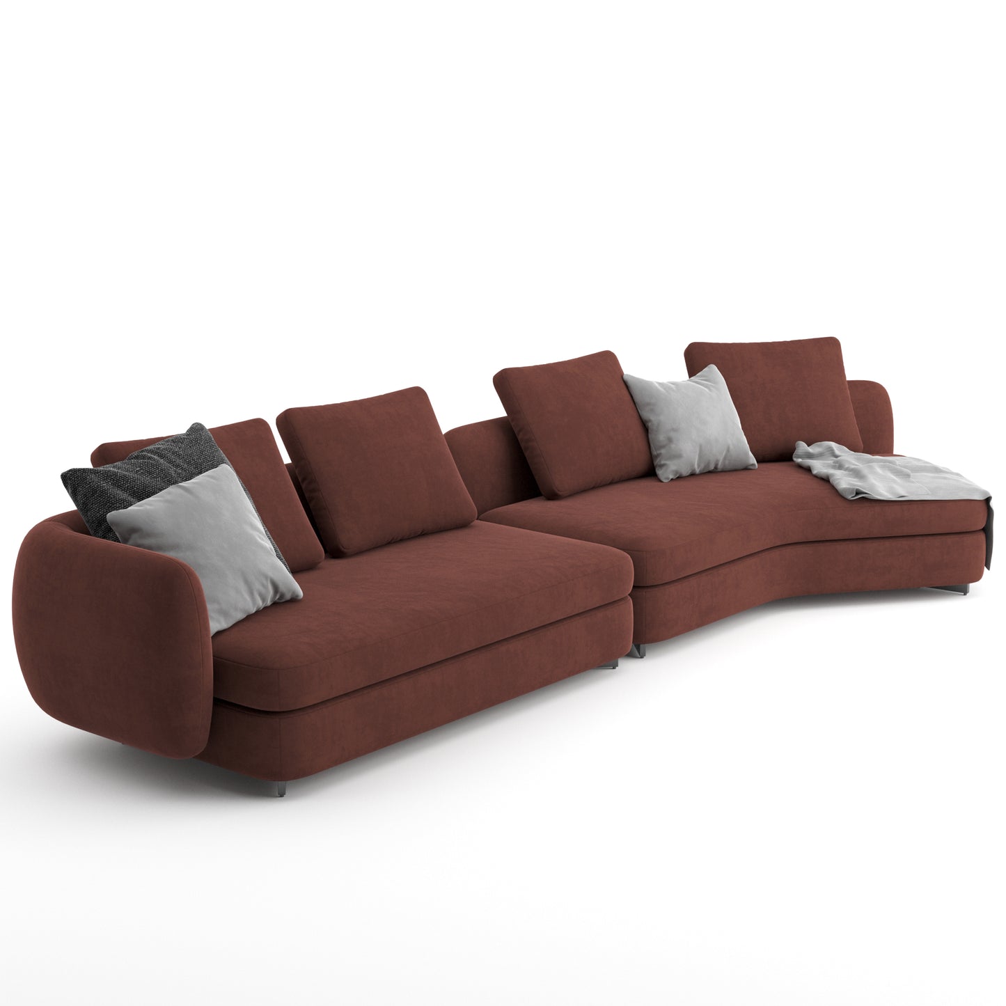 Saint Germain Sofa 03 By Poliform 3D Model