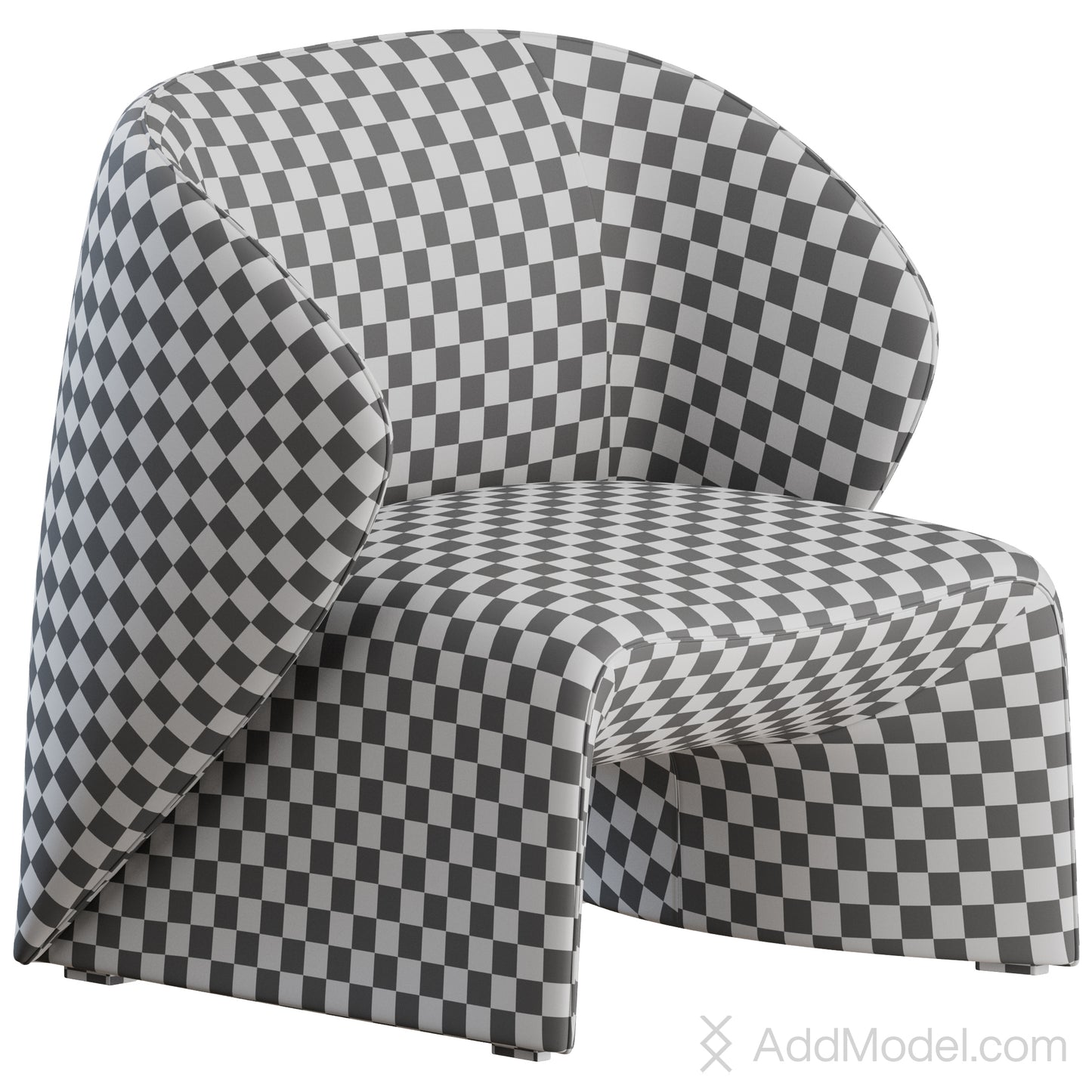 Narinari Armchair By B&B Italia 3D Model