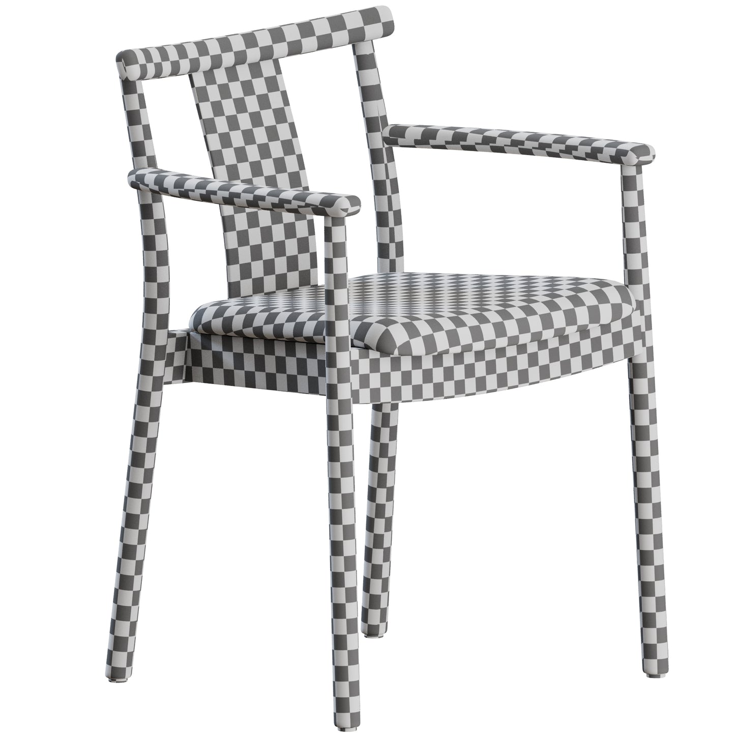 Merkur Dining Chair Armrests Audo Copenhagen 3D Model