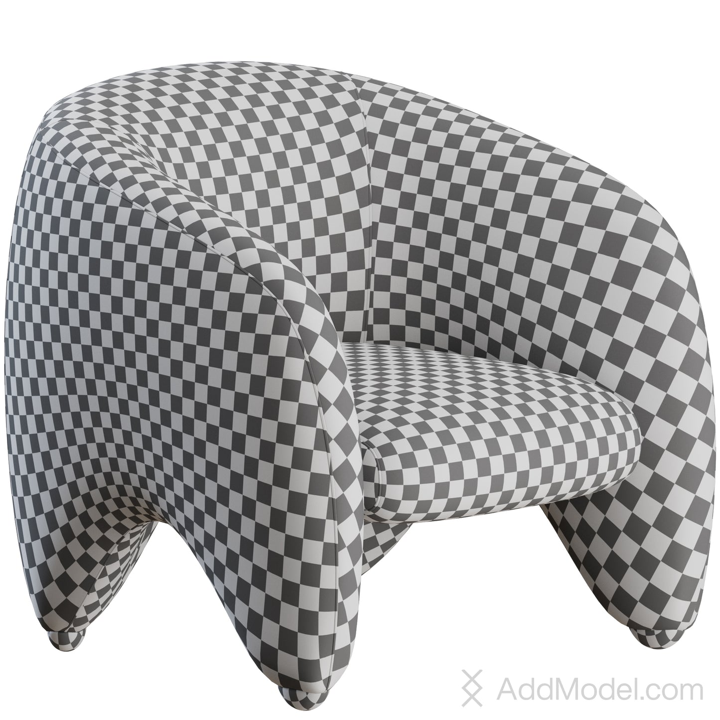 Yuzu Armchair By Arflex 3D Model