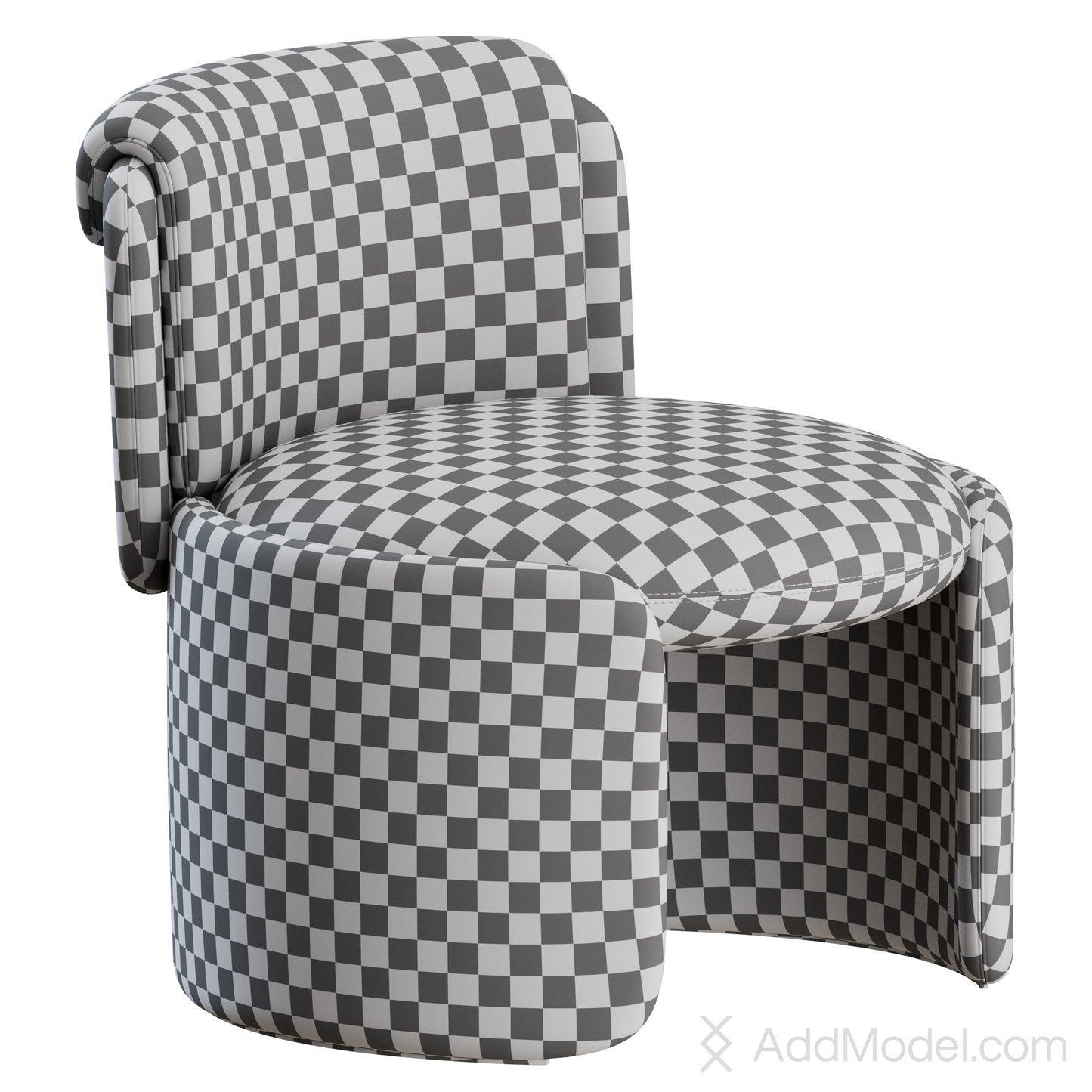 Hug Armchair By HC28 3D Model