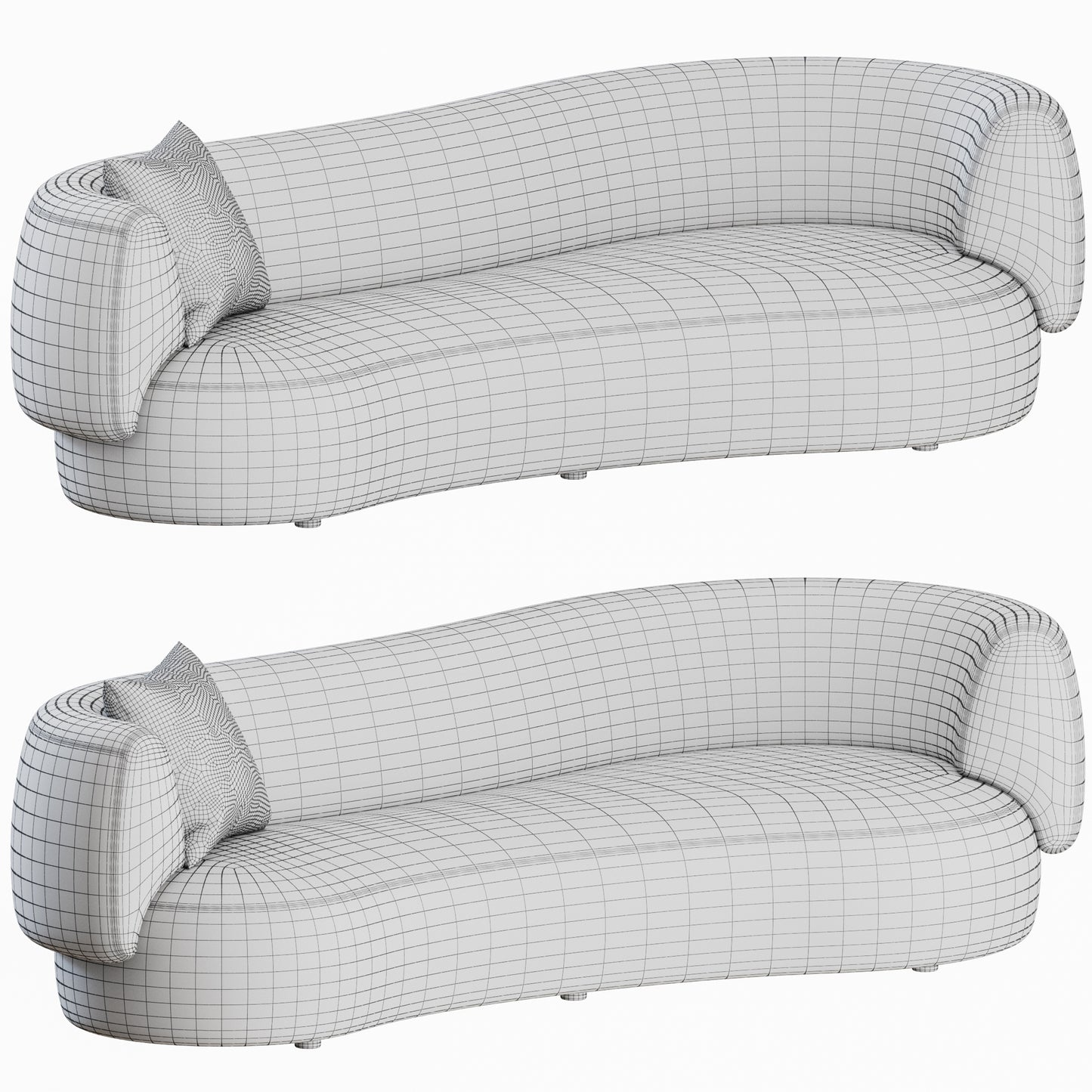 FAO Sofa By The Future Perfect 3D Model