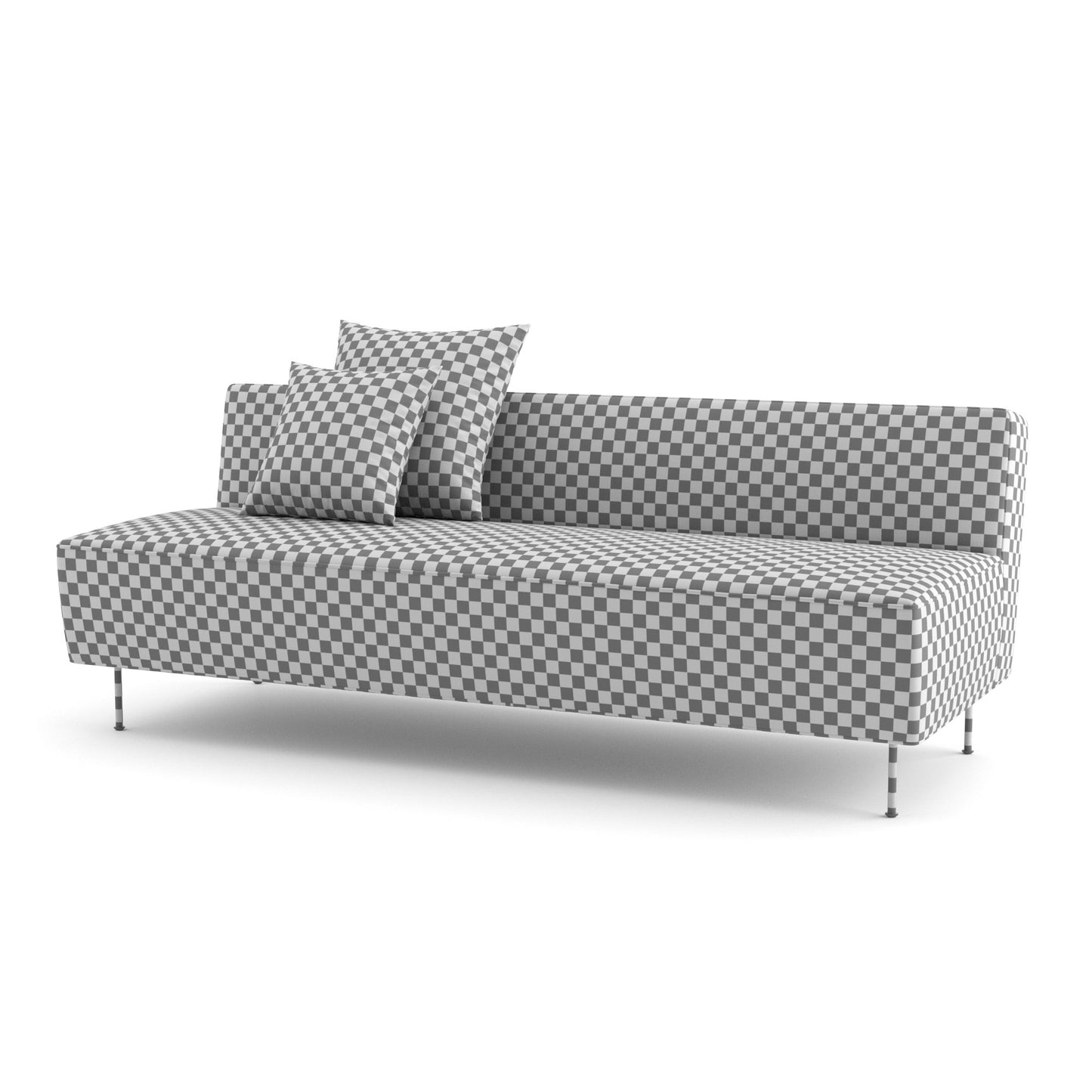 Modern Line Sofa By Gubi 3D Model