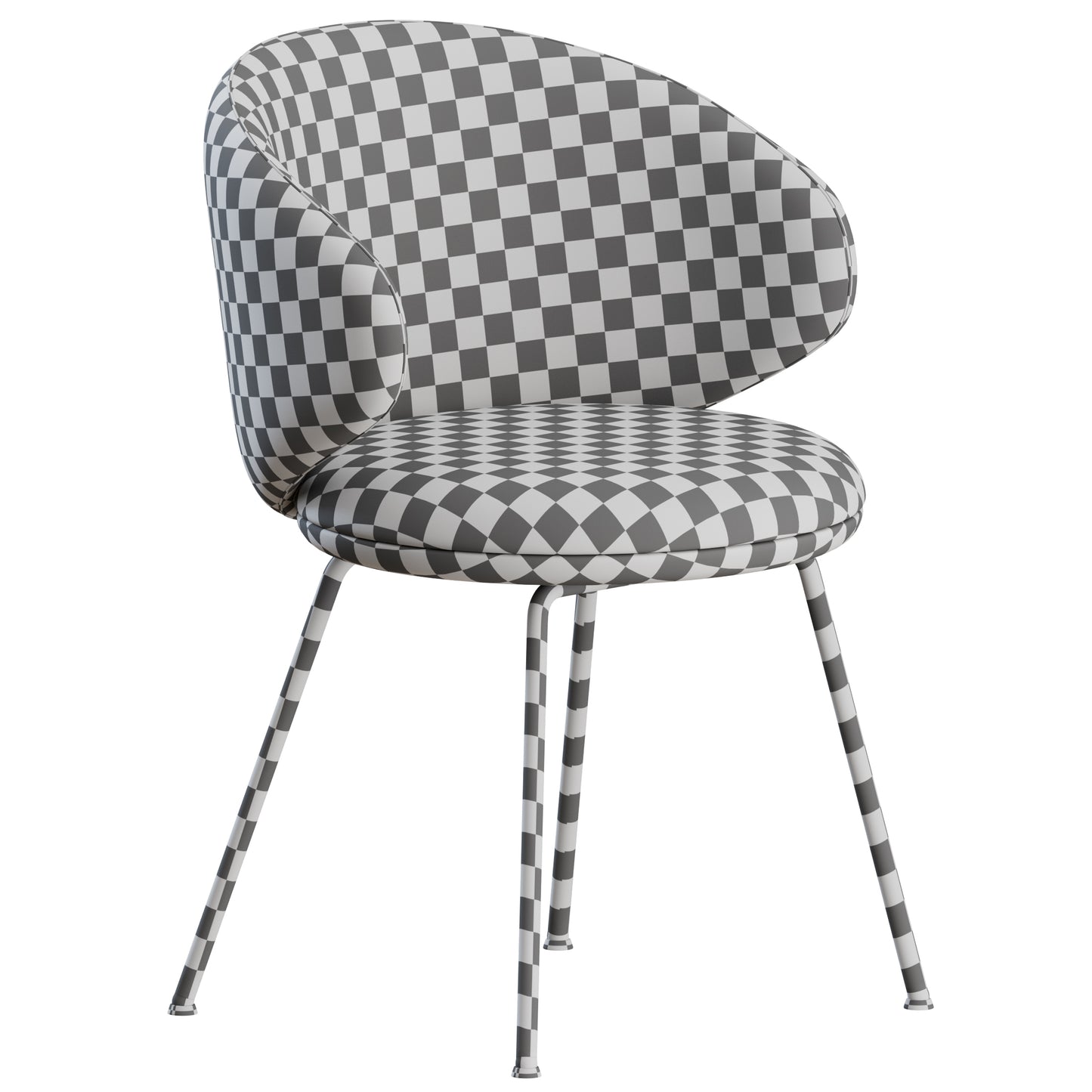 Belle 4L Chair Arrmet 3D Model