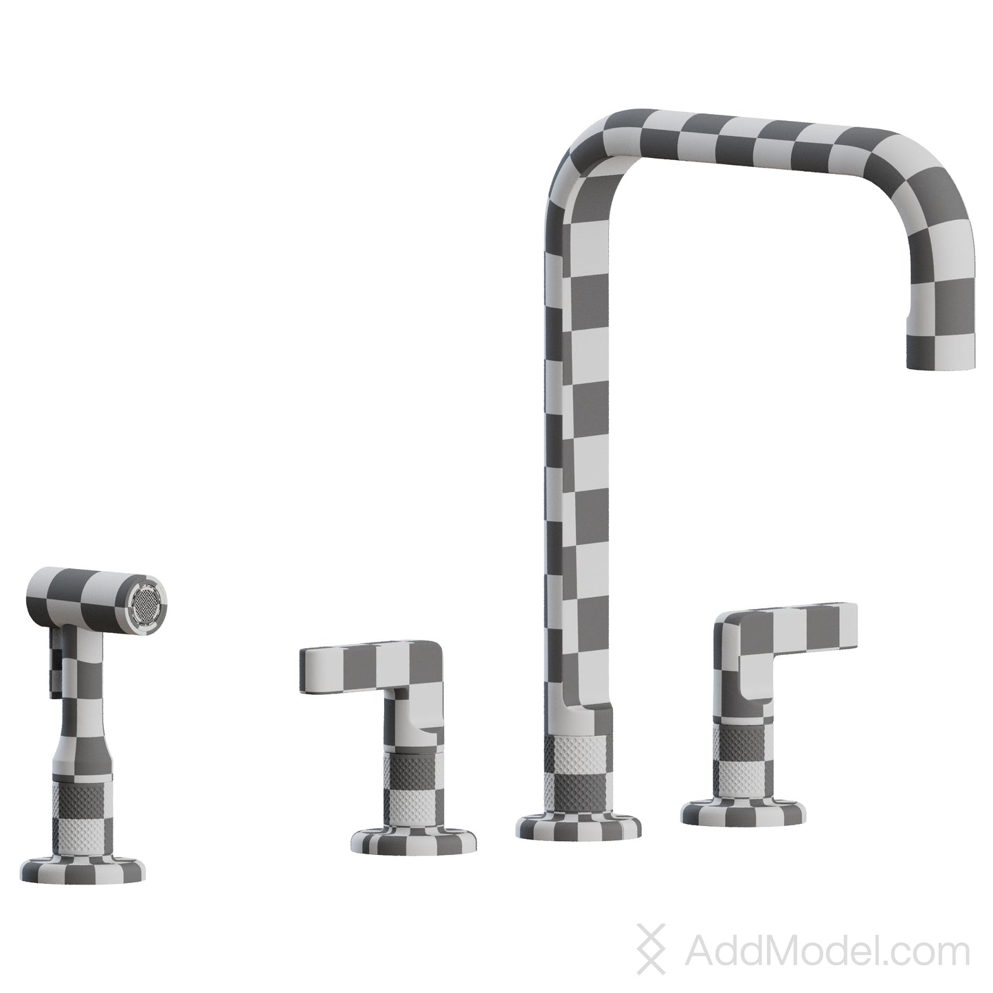 Inciso Kitchen Tap By Gessi 3D Model