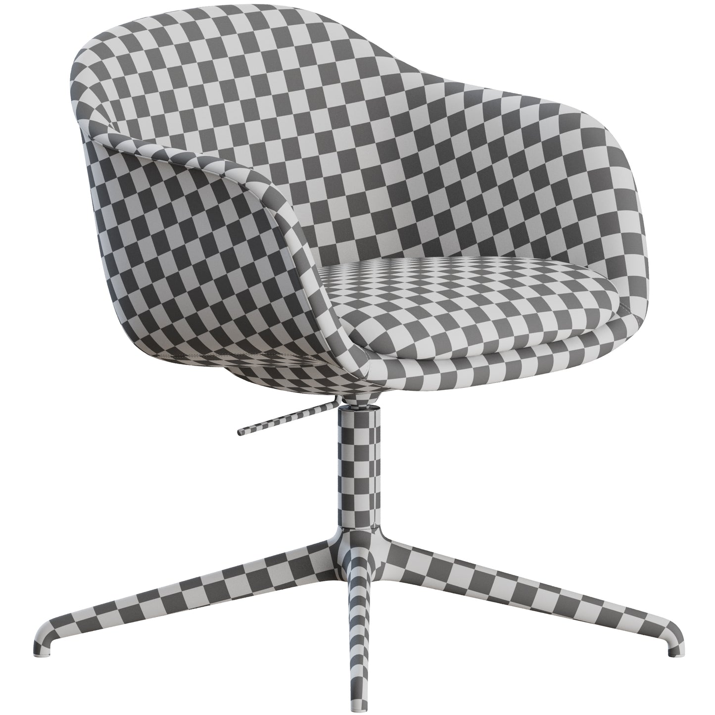 Fiber Conference Armchair Swivel Muuto 3D Model