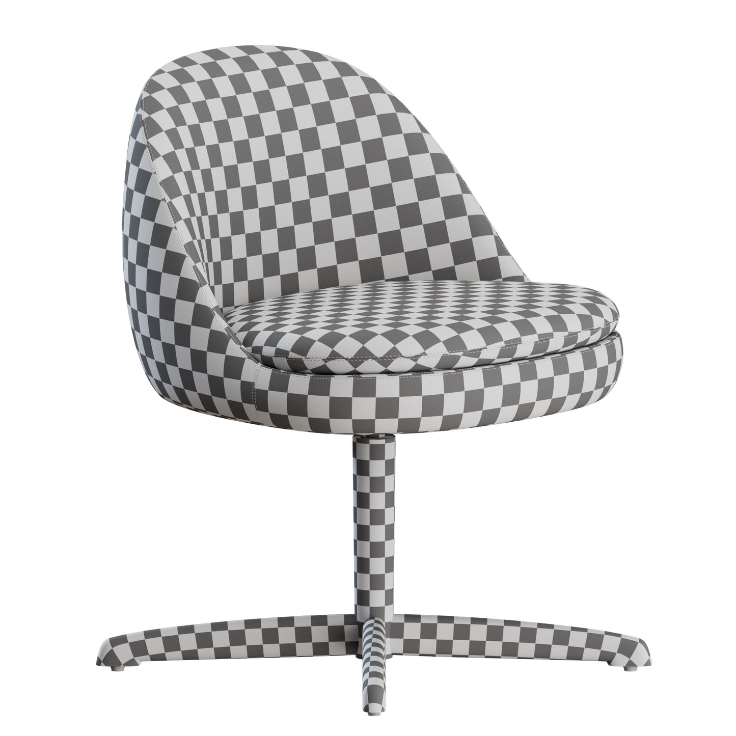 Sendai Chair Metal Legs Minotti 3D Model