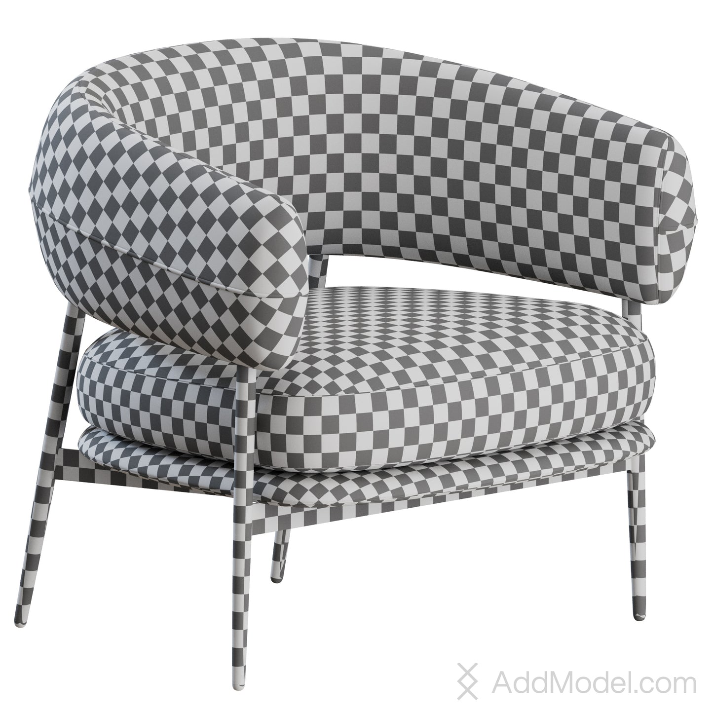 Nena Armchair By Zanotta 3D Model