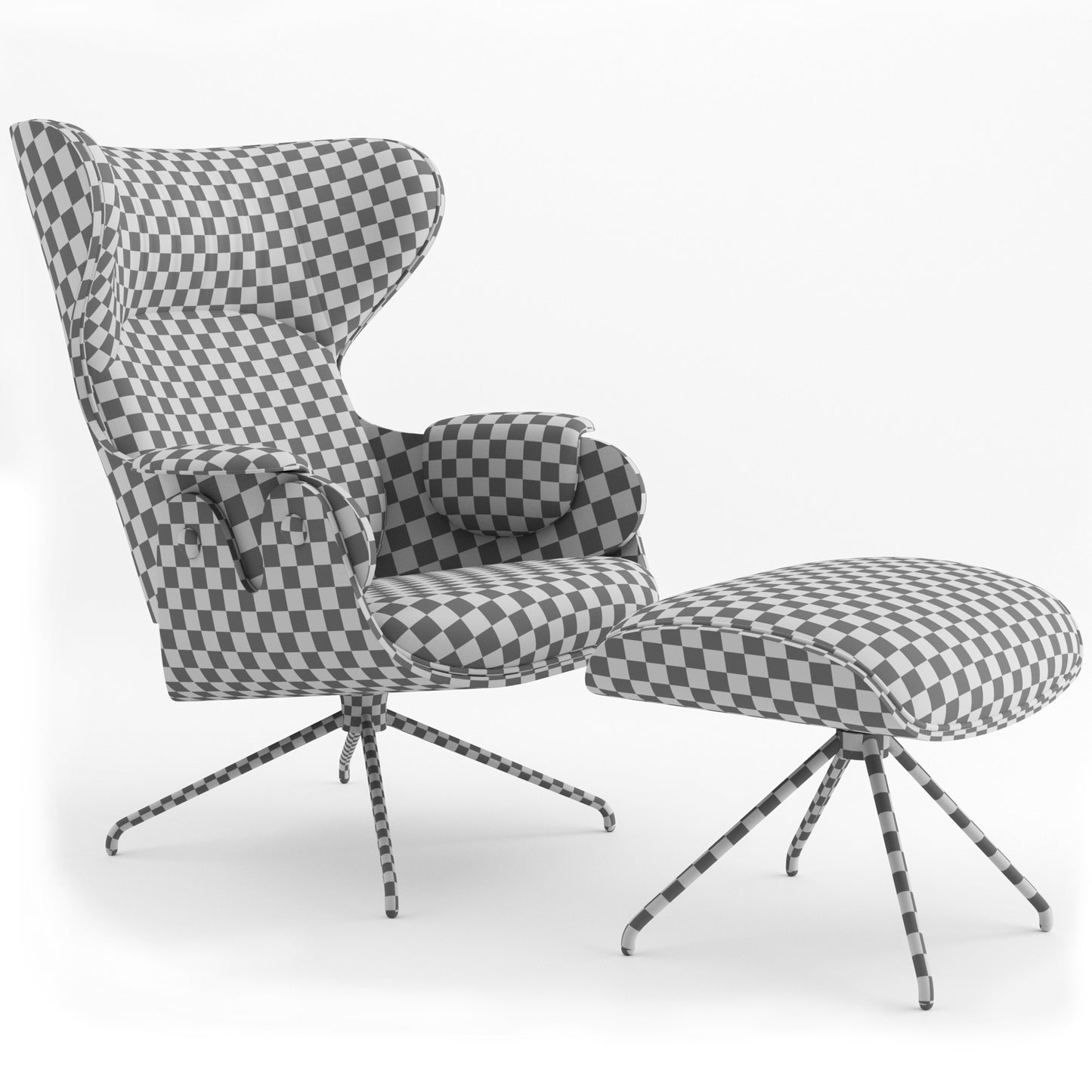 Lounger Armchair By BD Barcelona 3D Model
