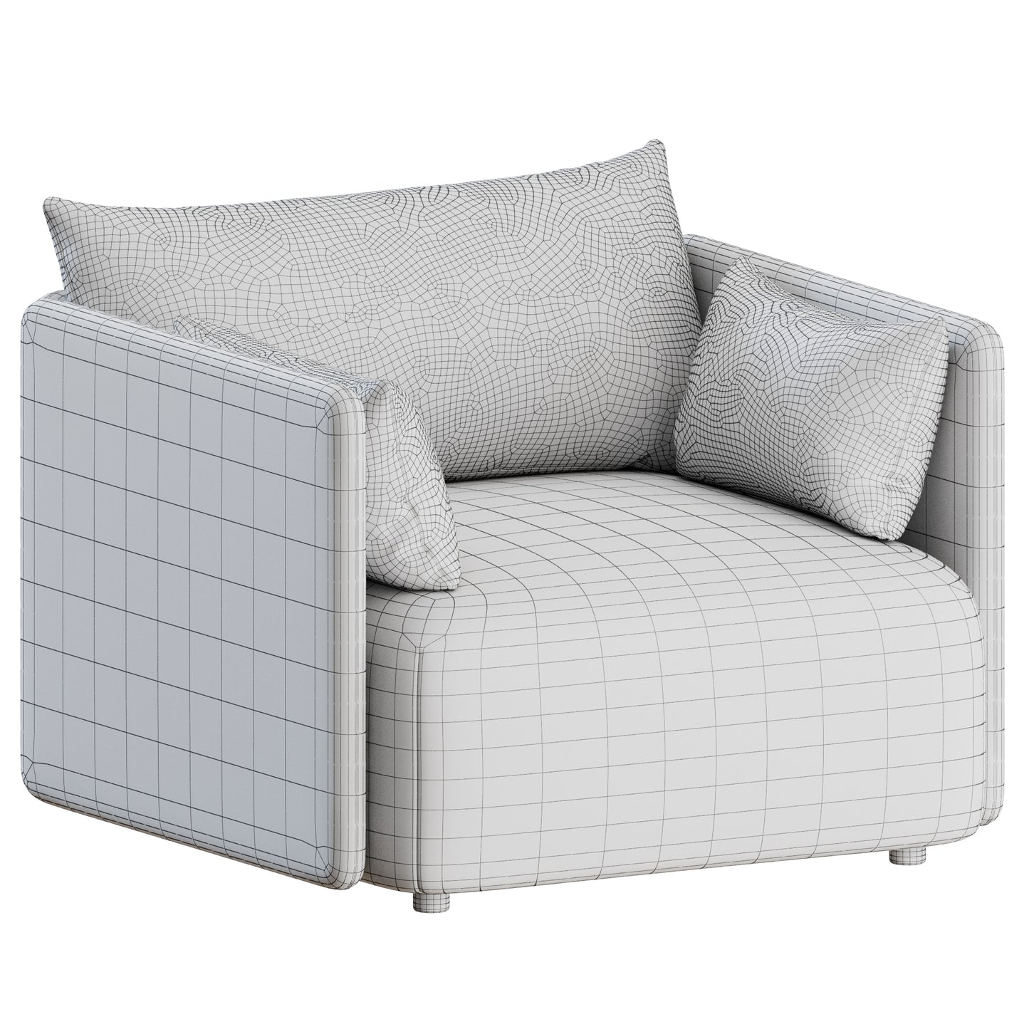 Offset Armchair By Audo 3D Model