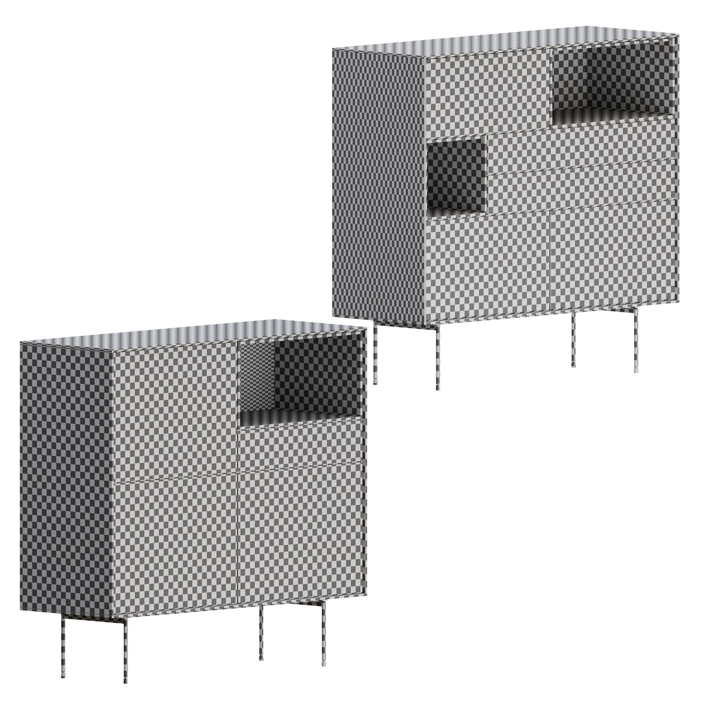 Aura Sideboard 03 By Treku 3D Model