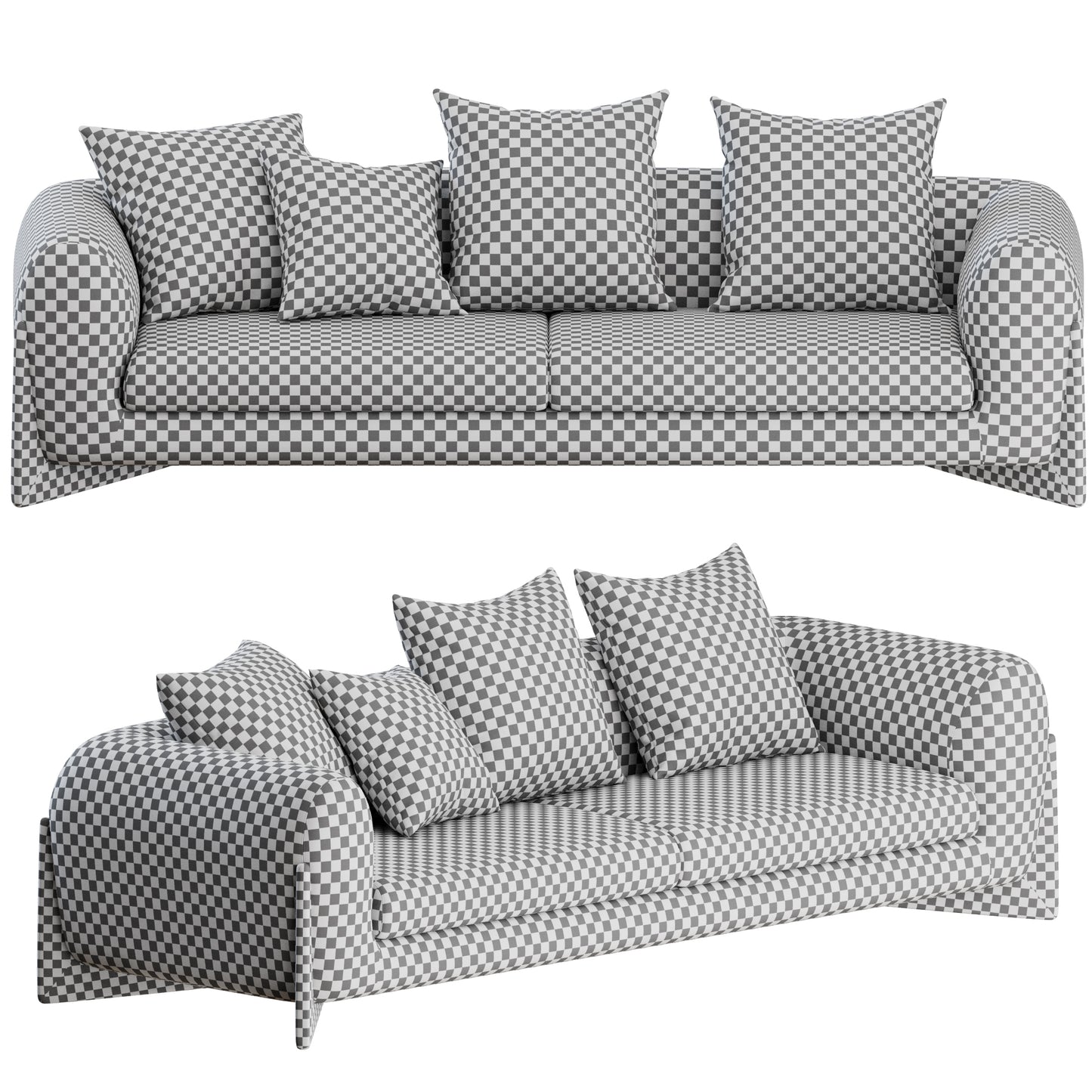 Softbay Sofa By Porada 3D Model