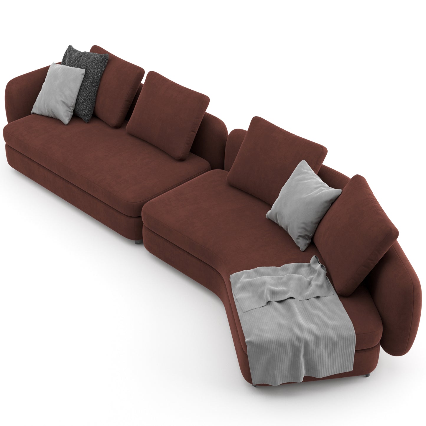 Saint Germain Sofa 03 By Poliform 3D Model