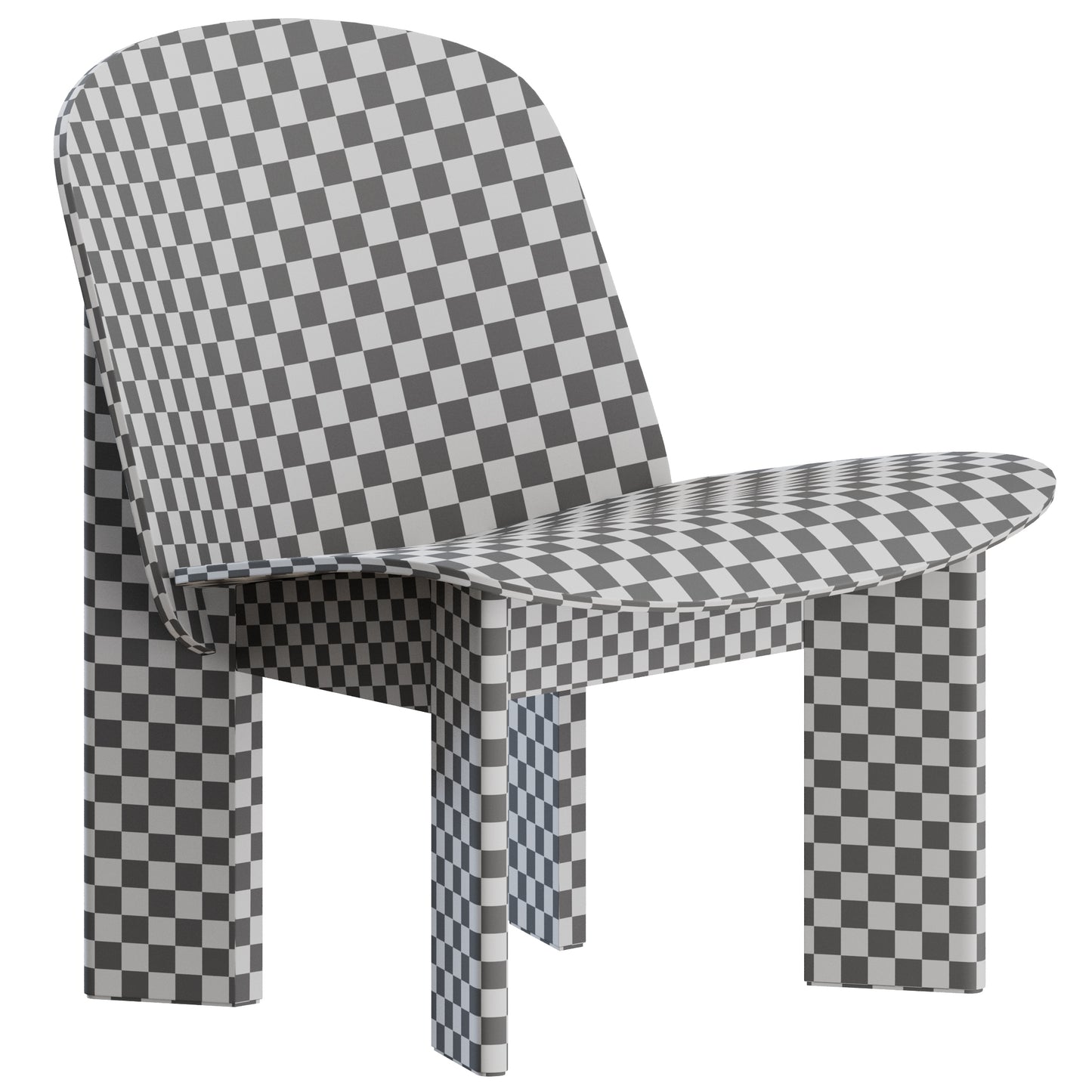 Chisel Lounge Chair Hay 3D Model