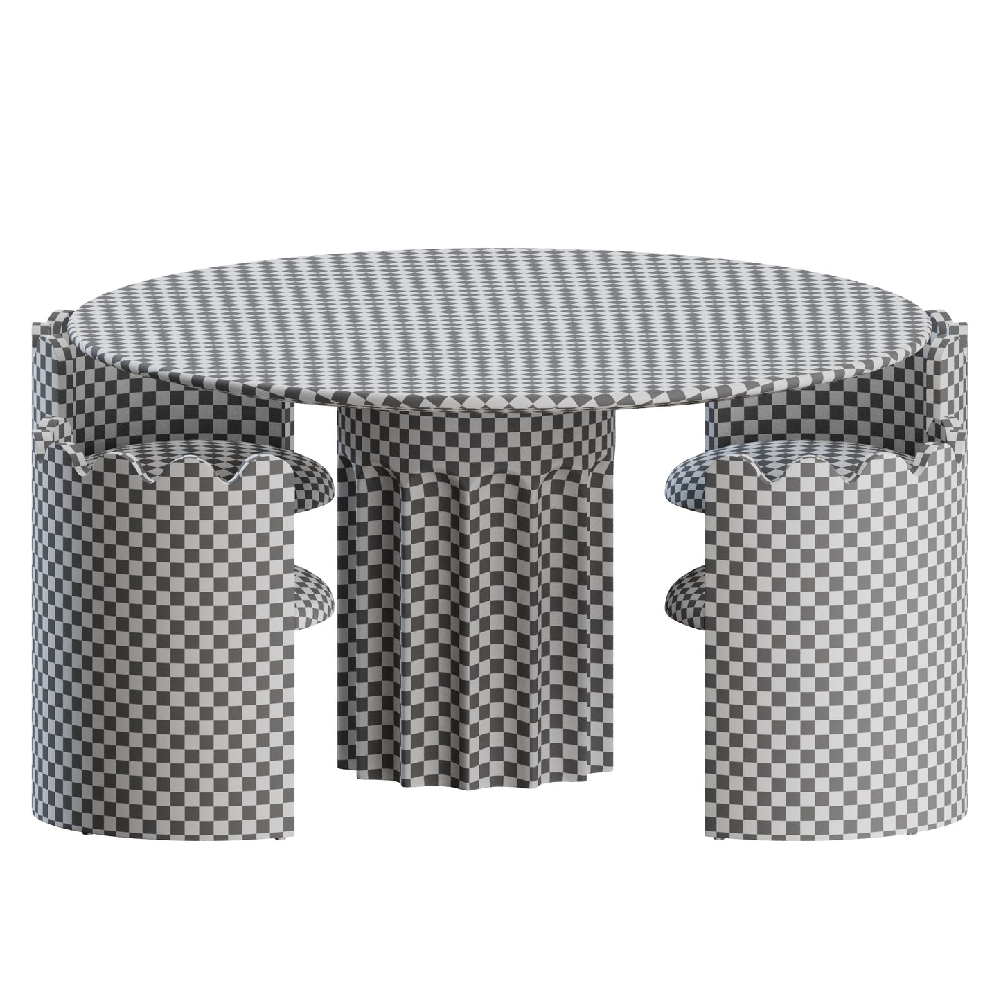 Dining Set 02 Lulu And Georgia 3D Model