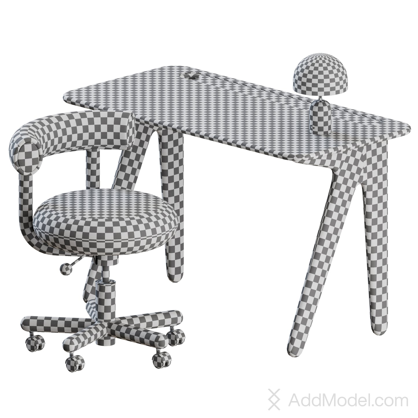 Fat Work Office Set By Tom Dixon 3D Model
