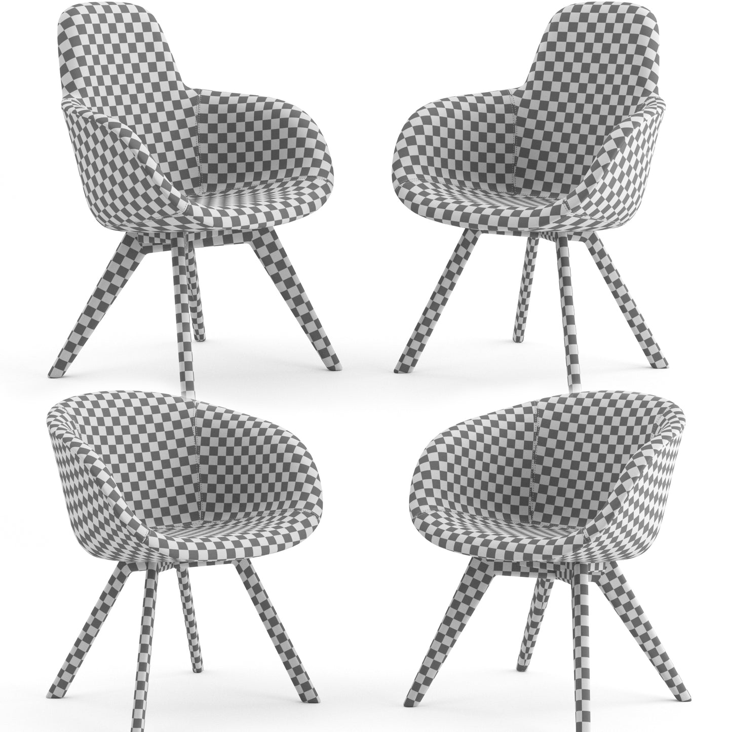 Scoop Chairs By Tom Dixon 3D Model