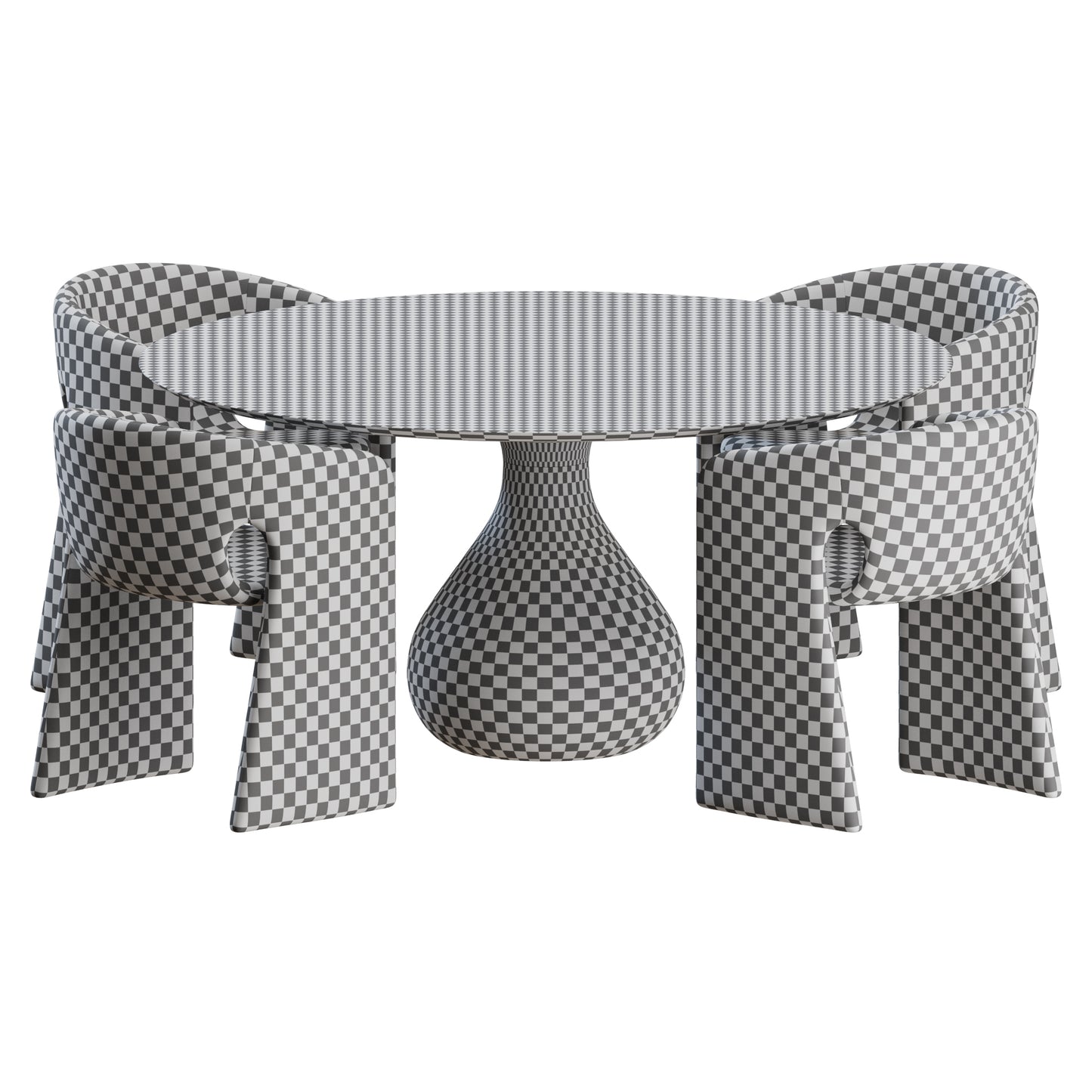 Celeste Chair & Aqua Table Roche Bobois 3D Model