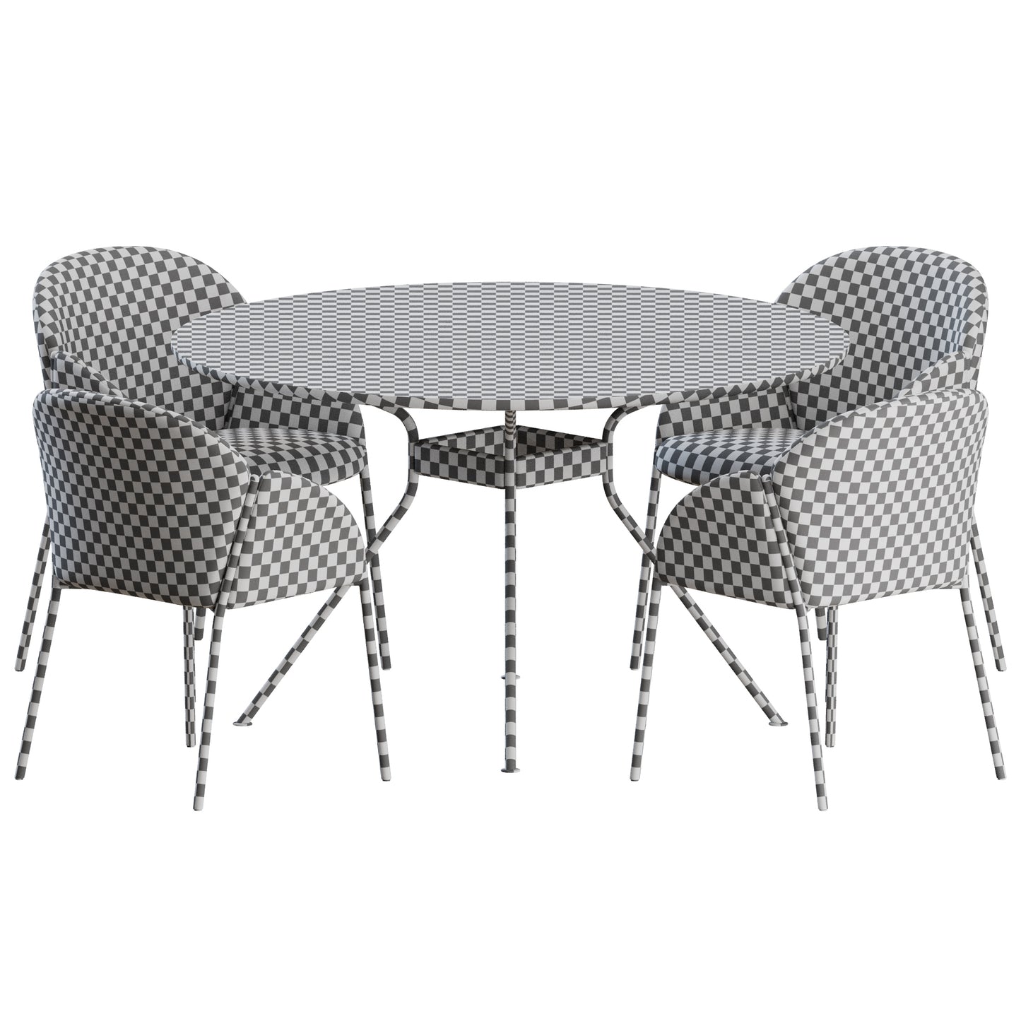 Dining Set Artifort 3D Model