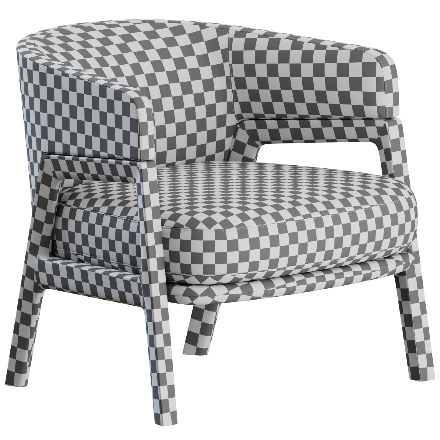 Duo Lounge Armchair Poltrona Frau 3D Model