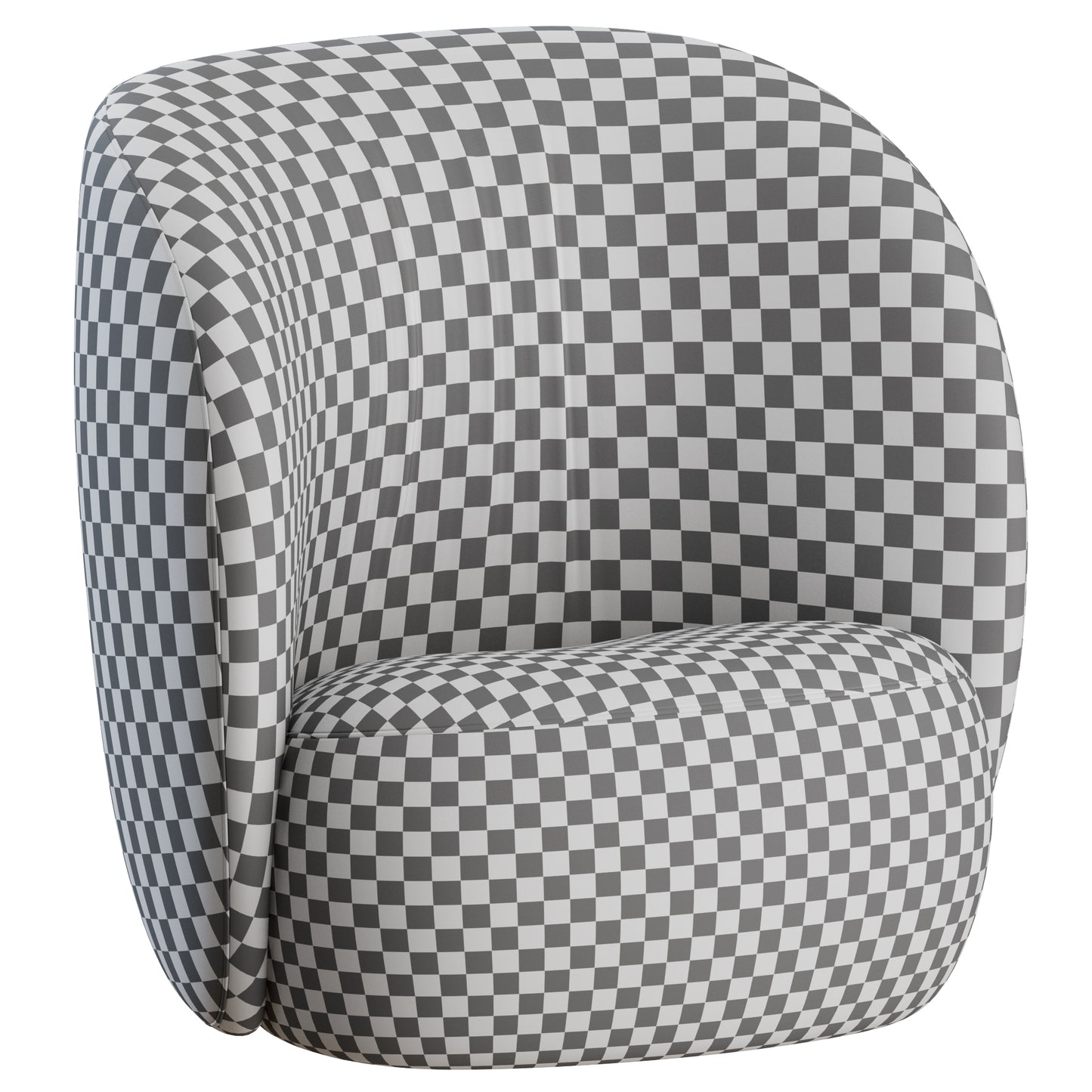 Ovata High Lounge Chair By Wendelbo 3D Model