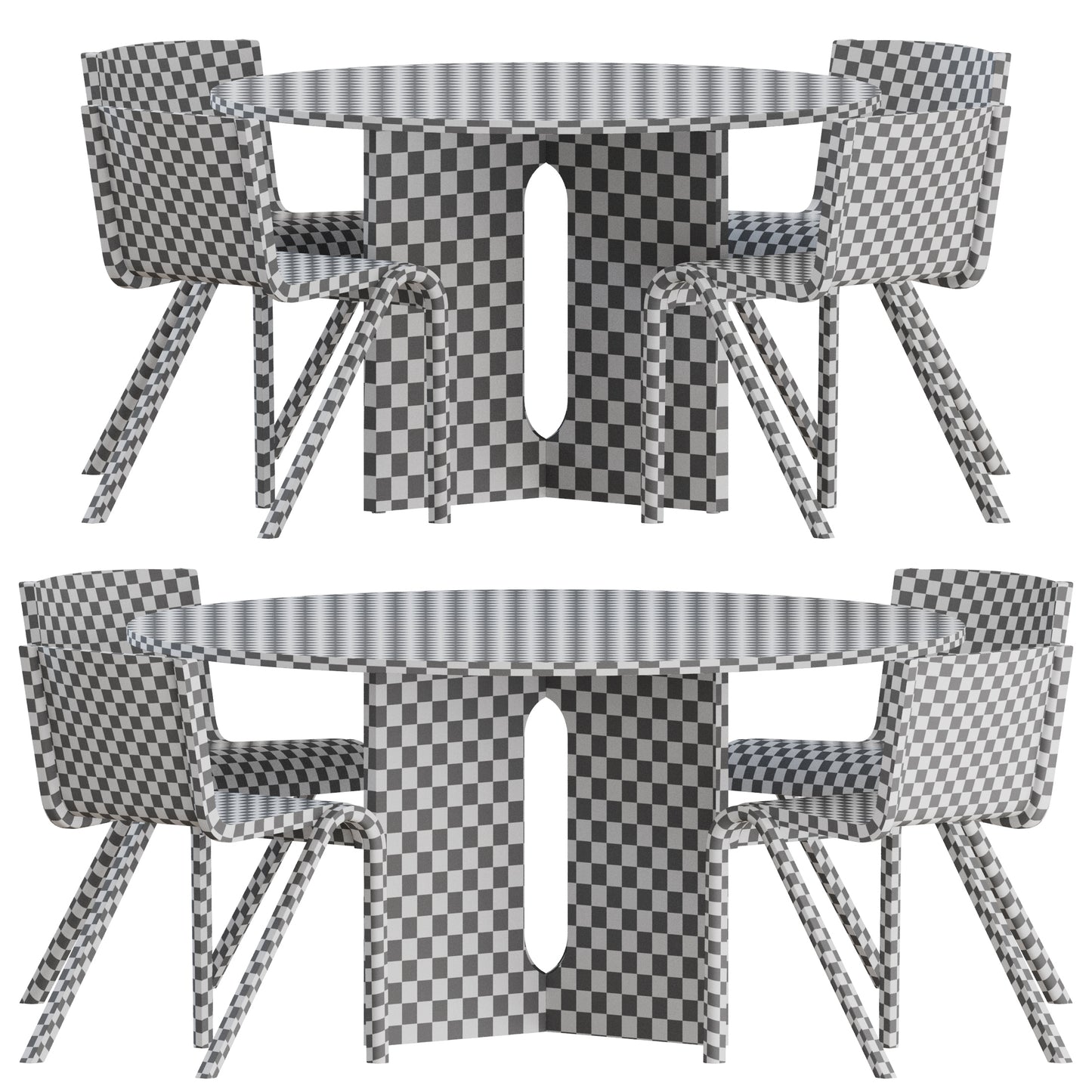 Ready Dining Set By Audo 3D Model