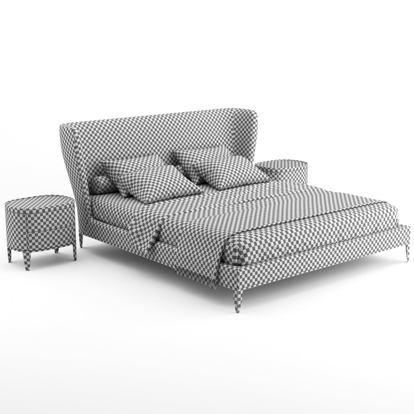Gentleman Bed By Poliform 3D Model