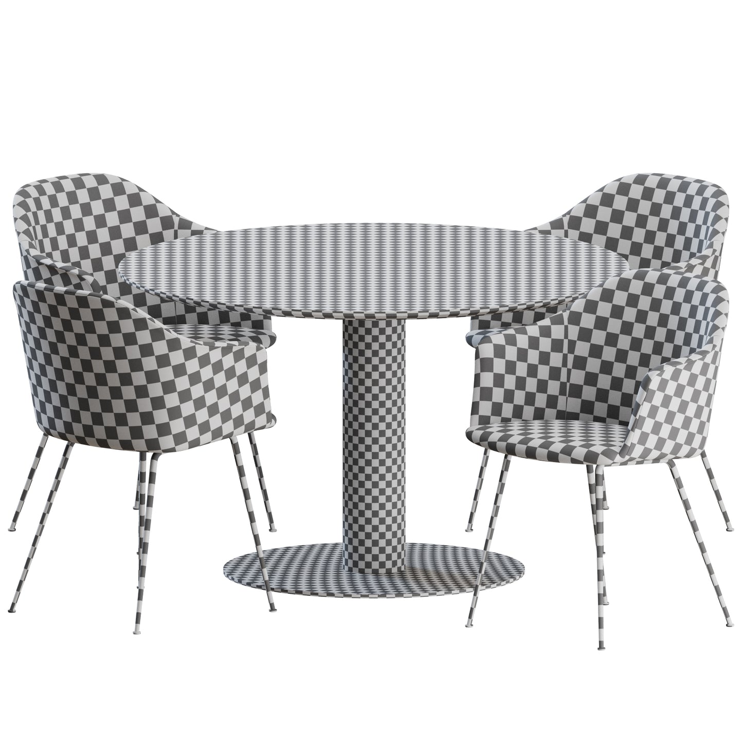 Dining Set 04 By &Tradition 3D Model