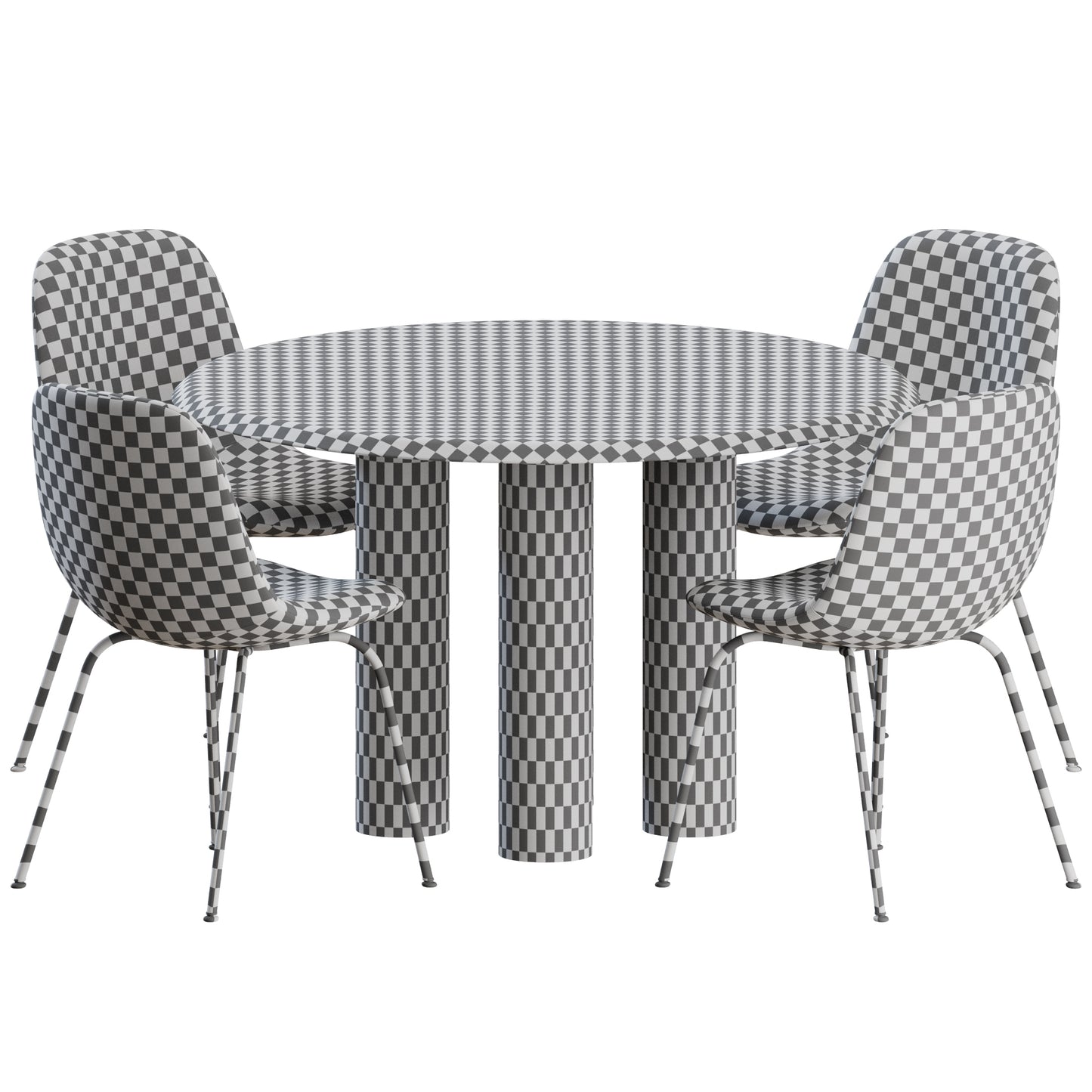 Dining Set By Fredericia 3D Model