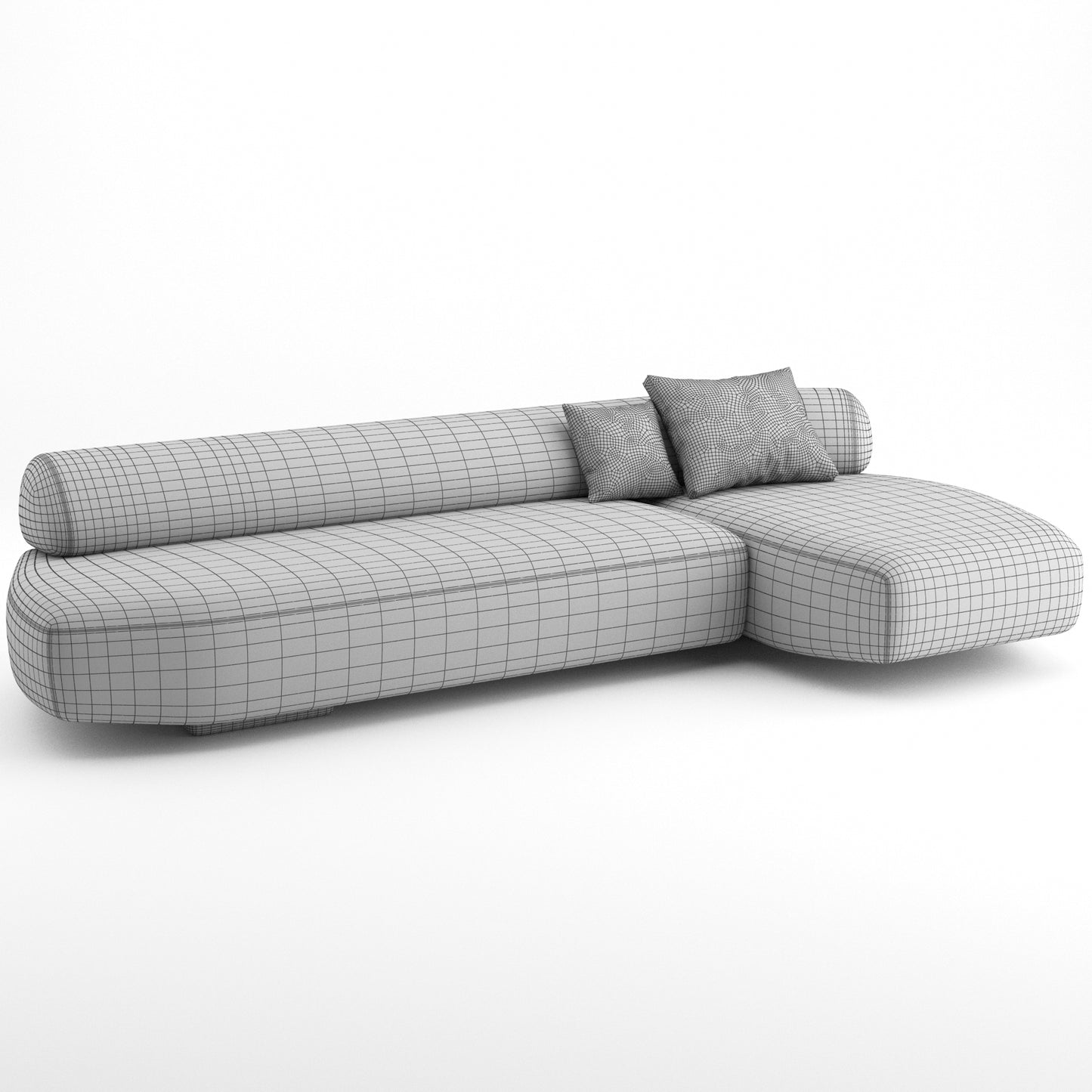 Gogan Sofa 02 By Moroso 3D Model