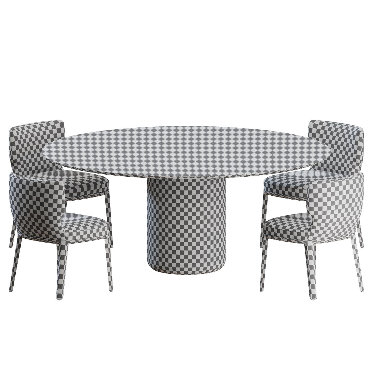 Ami Chair Auro Table by De Padova 3D Model