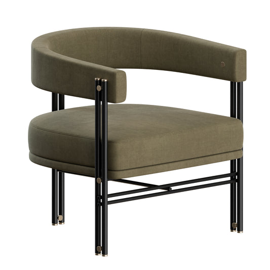Bamboo Armchair by Praddy 3D Model