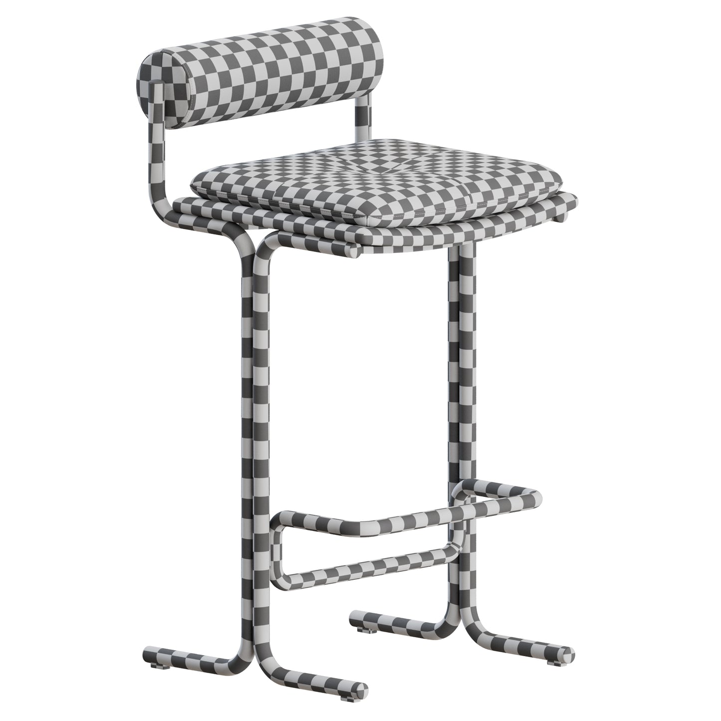 Bolster Bar Stool by Six The Residence 3D Model