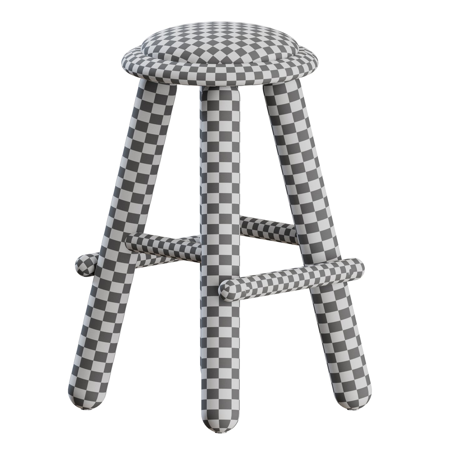 Checa Bar Counter Stool by Roll and Hill 3D Model